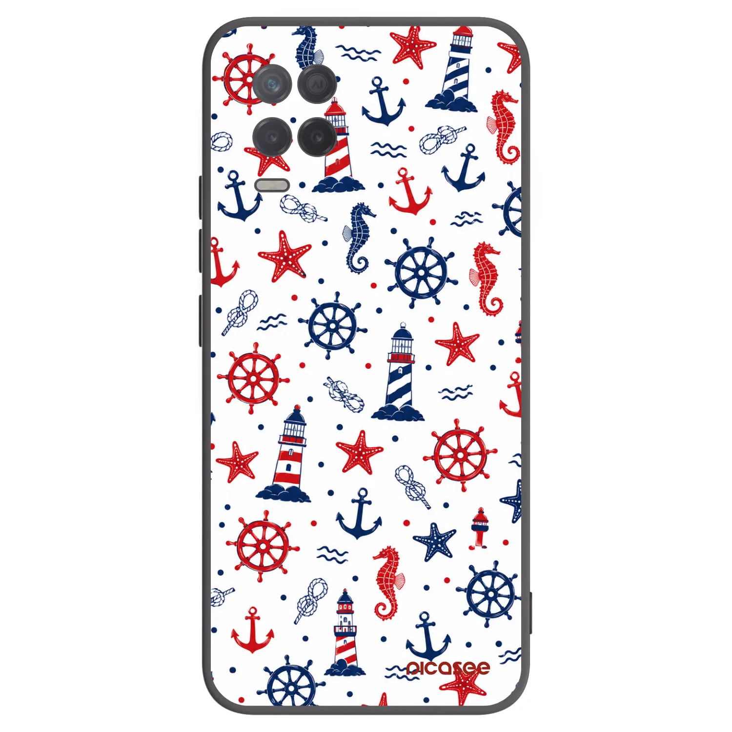 Picasee husă neagră din silicon pentru Realme 8 5G - Sailor Vibes