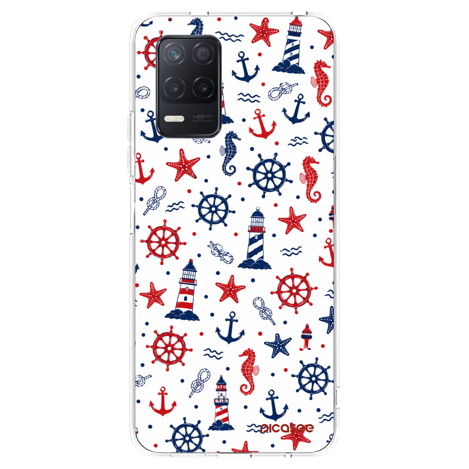 Picasee husă transparentă din silicon pentru Realme 8 5G - Sailor Vibes