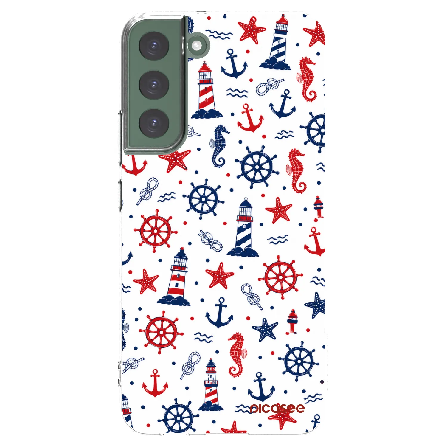 Picasee husă transparentă din silicon pentru Samsung Galaxy S22+ 5G - Sailor Vibes