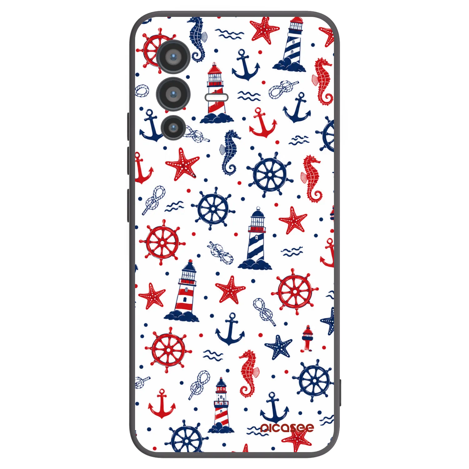 Picasee husă neagră din silicon pentru Vivo V23 5G - Sailor Vibes