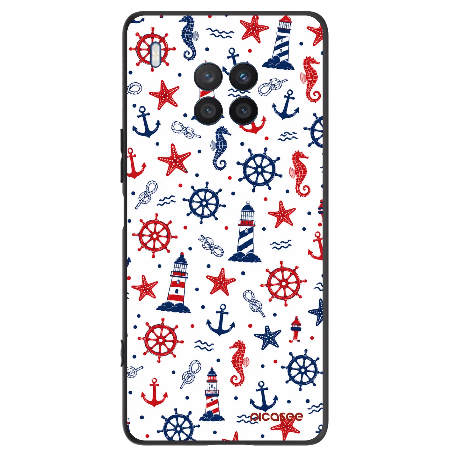 Picasee husă neagră din silicon pentru Honor 50 Lite - Sailor Vibes