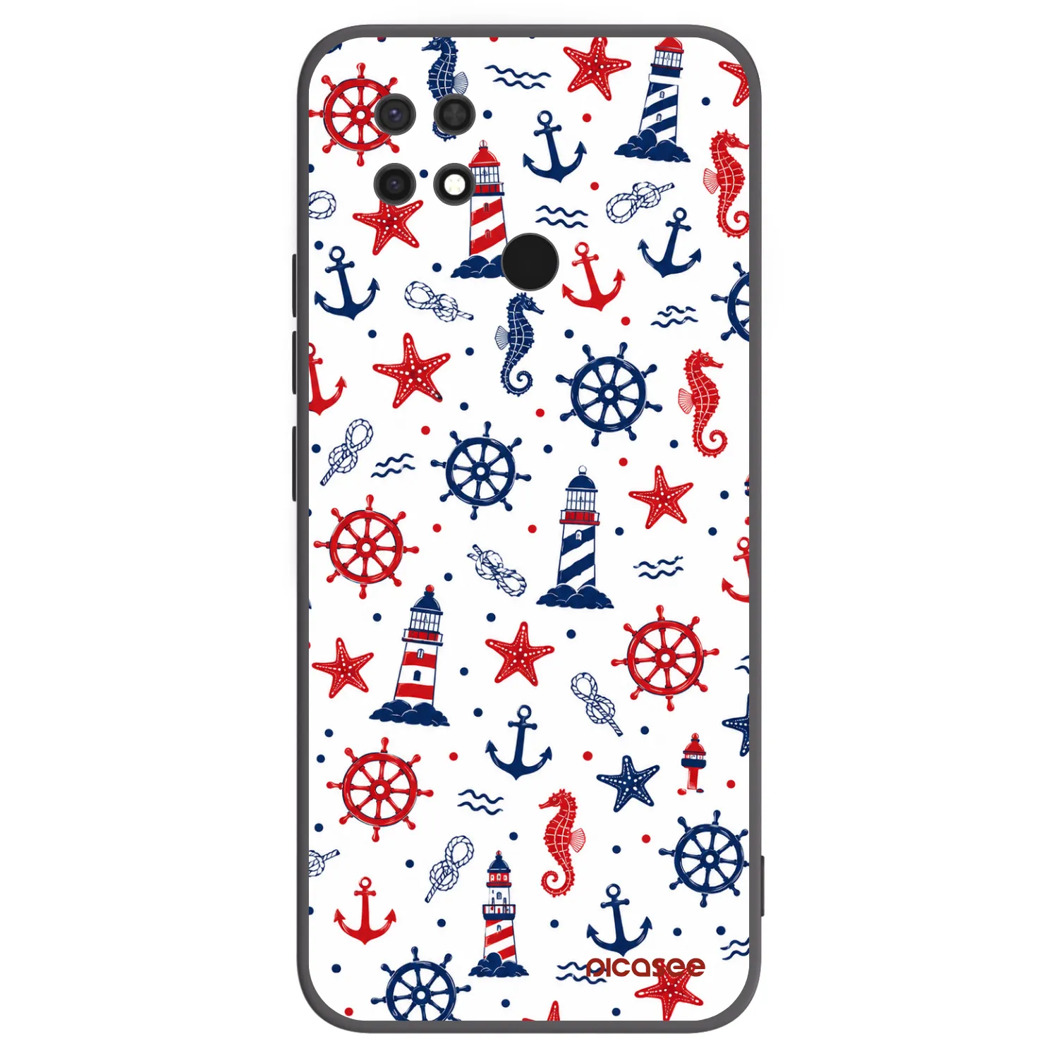 Picasee husă neagră din silicon pentru Xiaomi Redmi 10C - Sailor Vibes