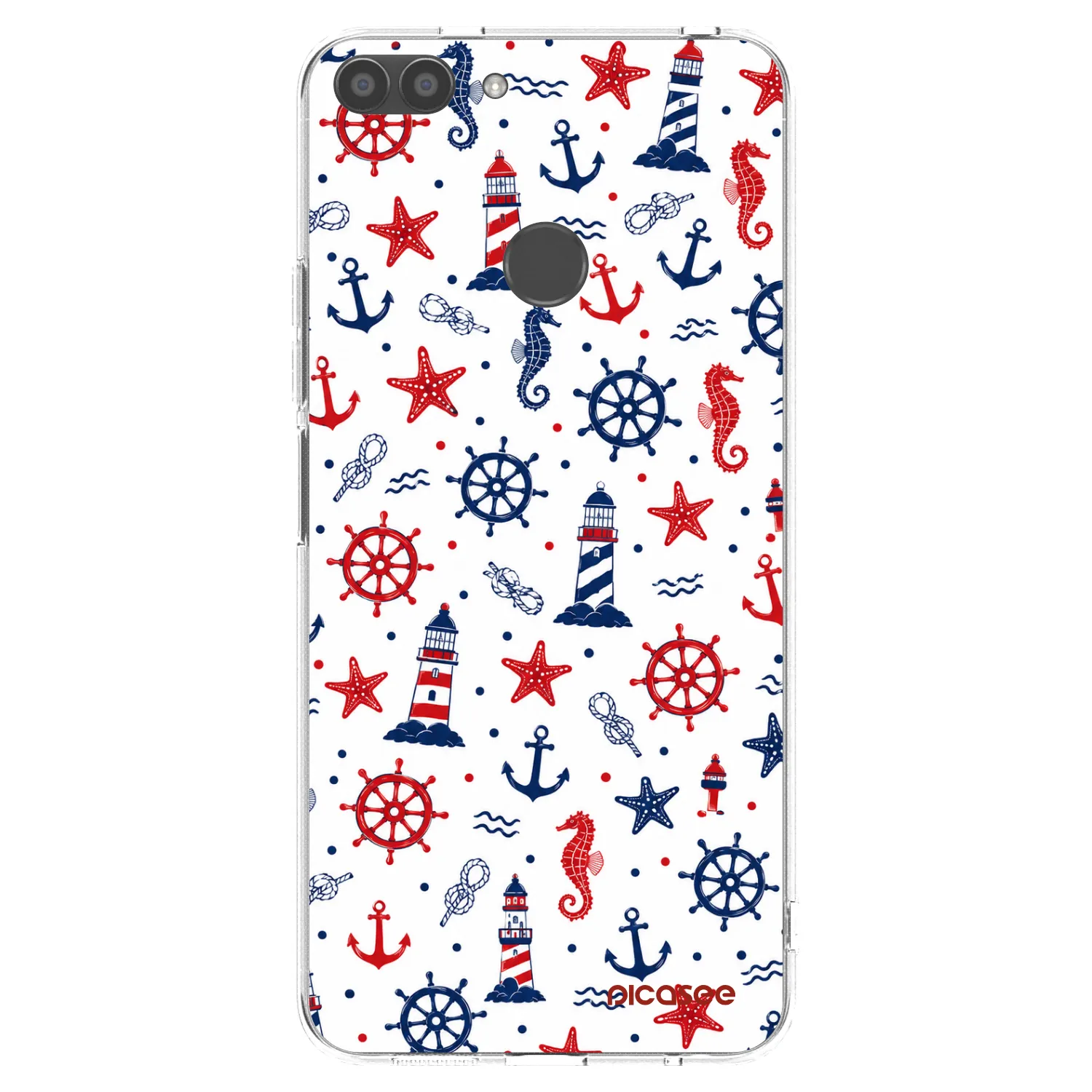 Picasee husă transparentă din silicon pentru Huawei P Smart - Sailor Vibes