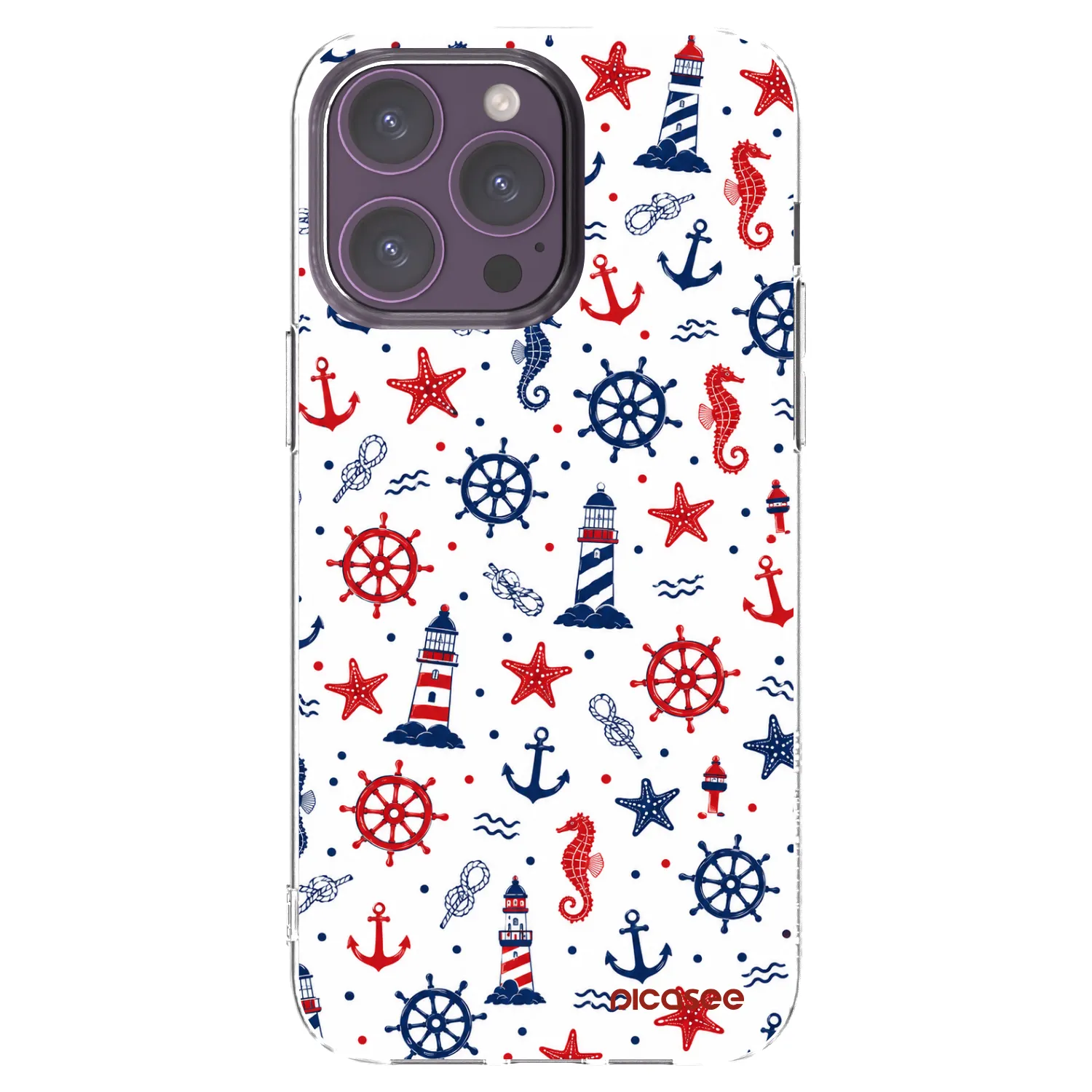 Picasee husă transparentă din silicon pentru Apple iPhone 14 Pro Max - Sailor Vibes