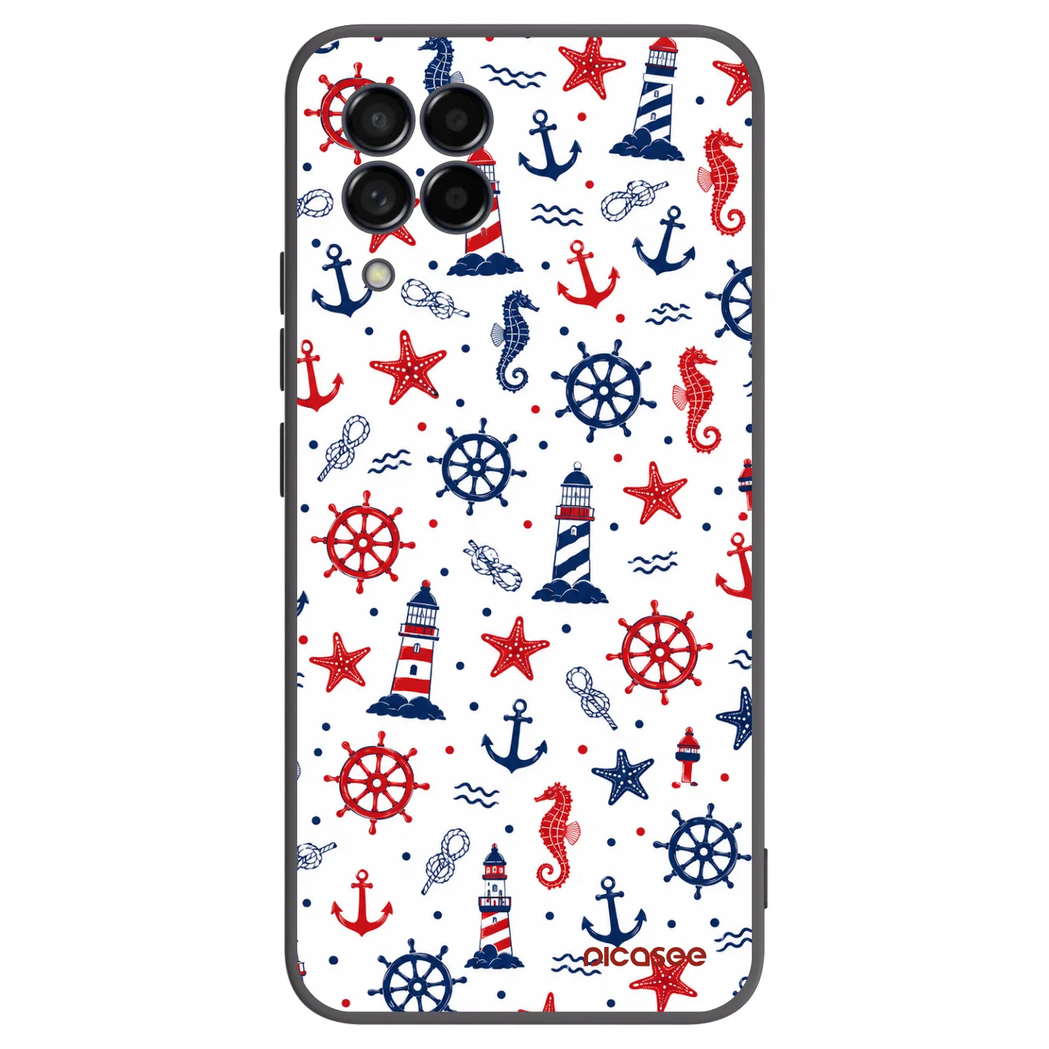 Picasee husă neagră din silicon pentru Samsung Galaxy M53 5G - Sailor Vibes