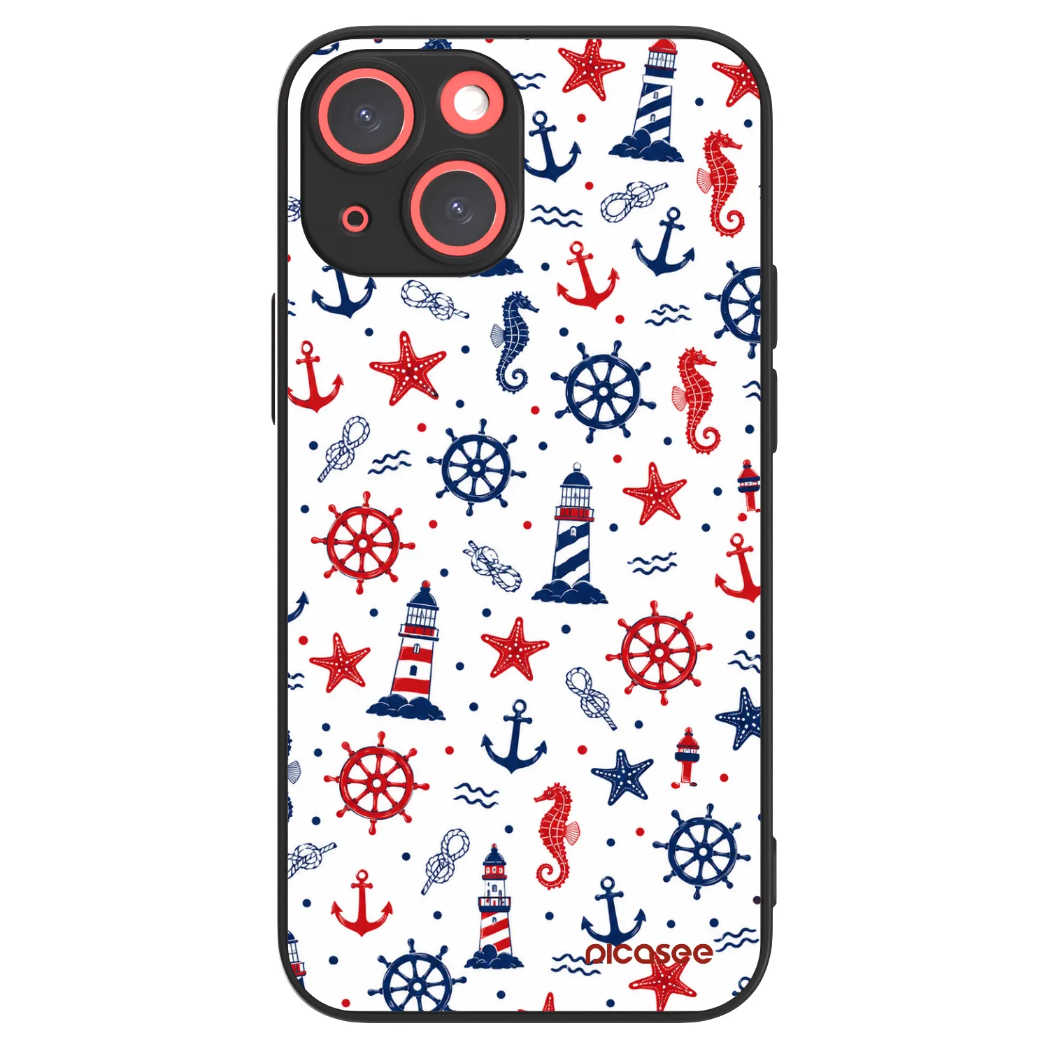 Picasee ULTIMATE CASE MagSafe pentru Apple iPhone 13 mini - Sailor Vibes