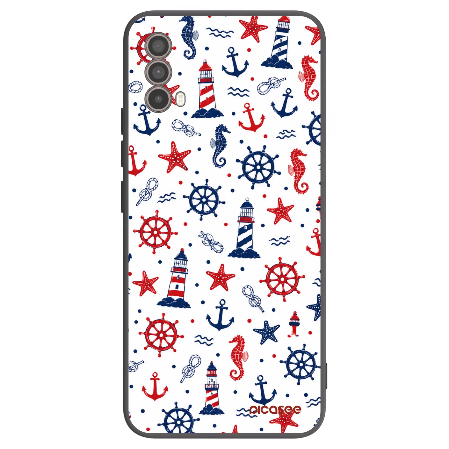 Picasee husă neagră din silicon pentru Motorola Moto E40 - Sailor Vibes