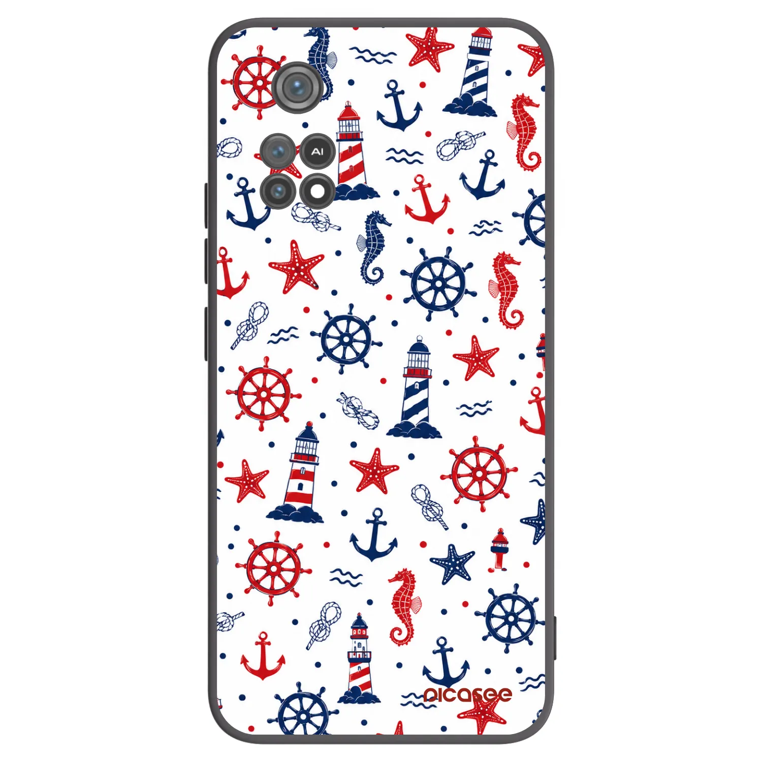 Picasee husă neagră din silicon pentru Xiaomi Poco M4 Pro - Sailor Vibes