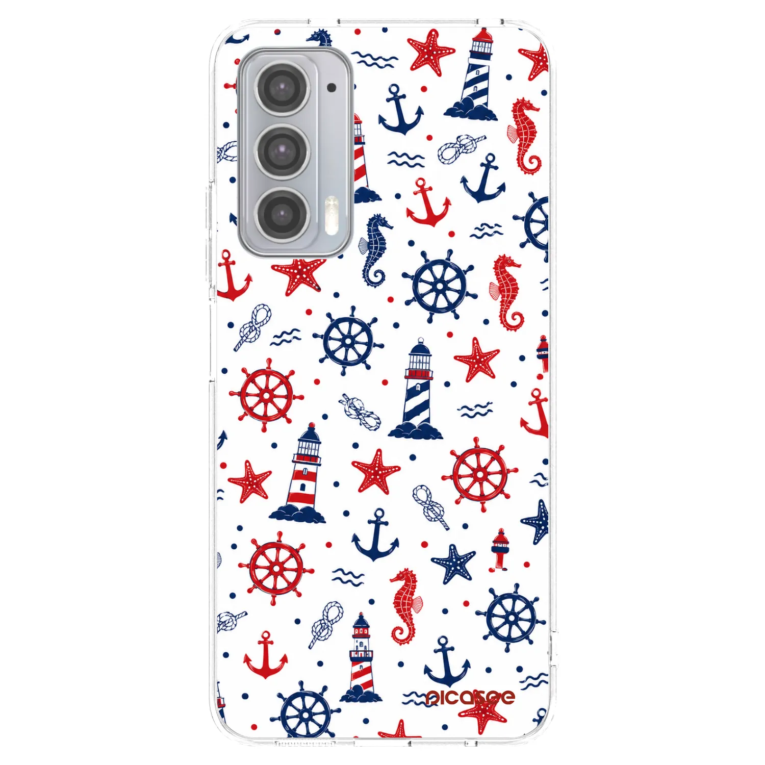Picasee husă transparentă din silicon pentru Motorola Edge 20 - Sailor Vibes