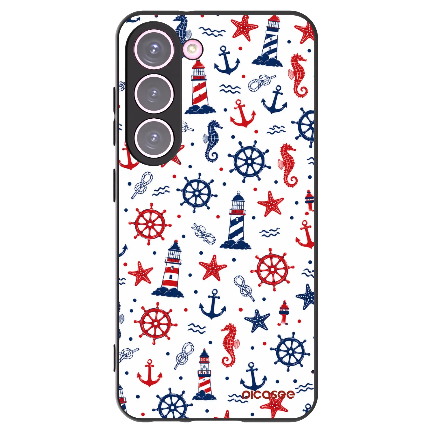 Picasee husă neagră din silicon pentru Samsung Galaxy S23 5G - Sailor Vibes