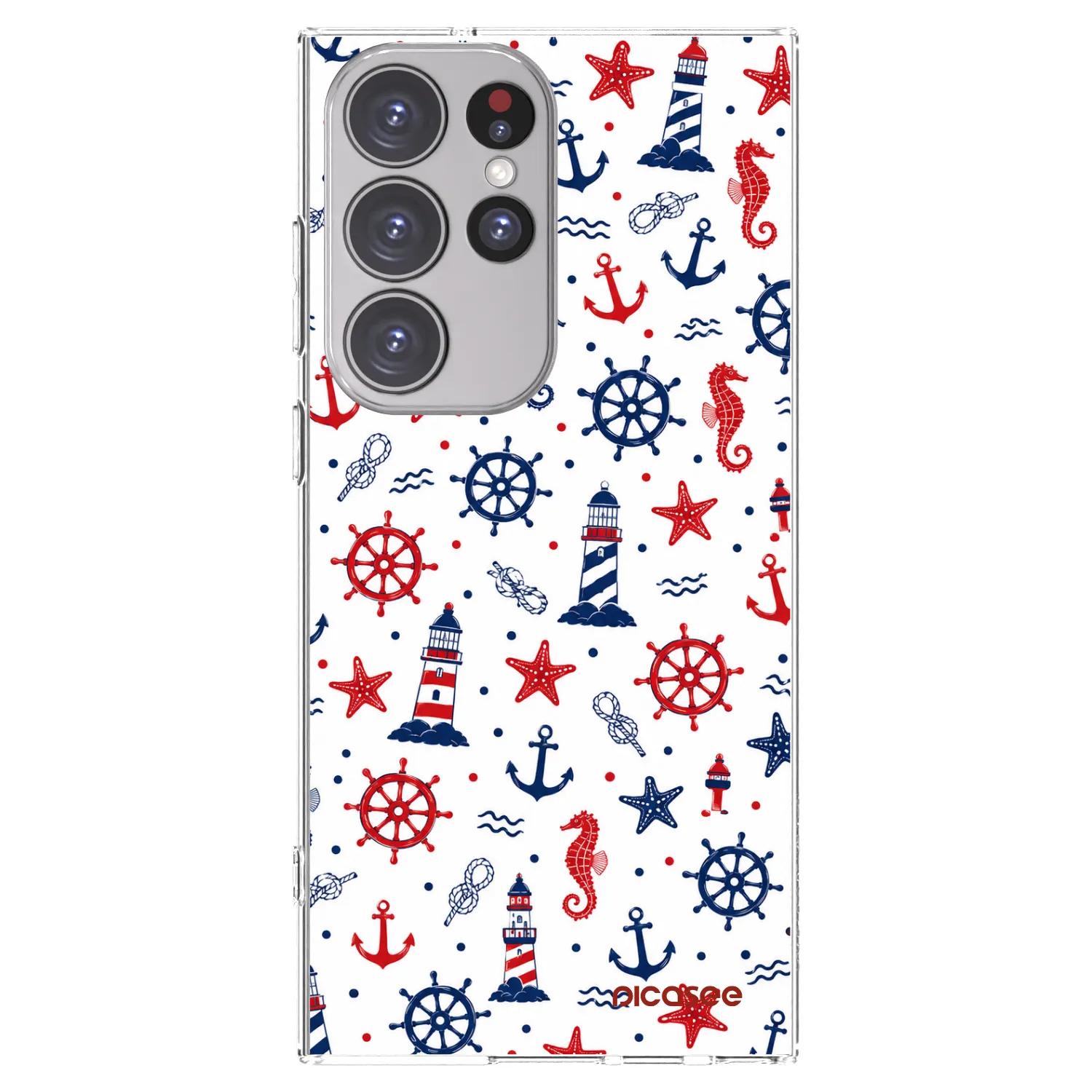 Picasee husă transparentă din silicon pentru Samsung Galaxy S23 Ultra 5G - Sailor Vibes