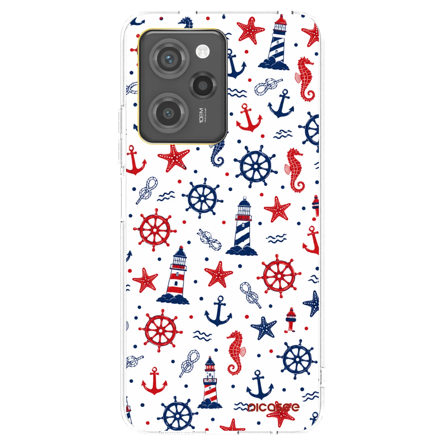 Picasee husă transparentă din silicon pentru Xiaomi Poco X5 Pro - Sailor Vibes