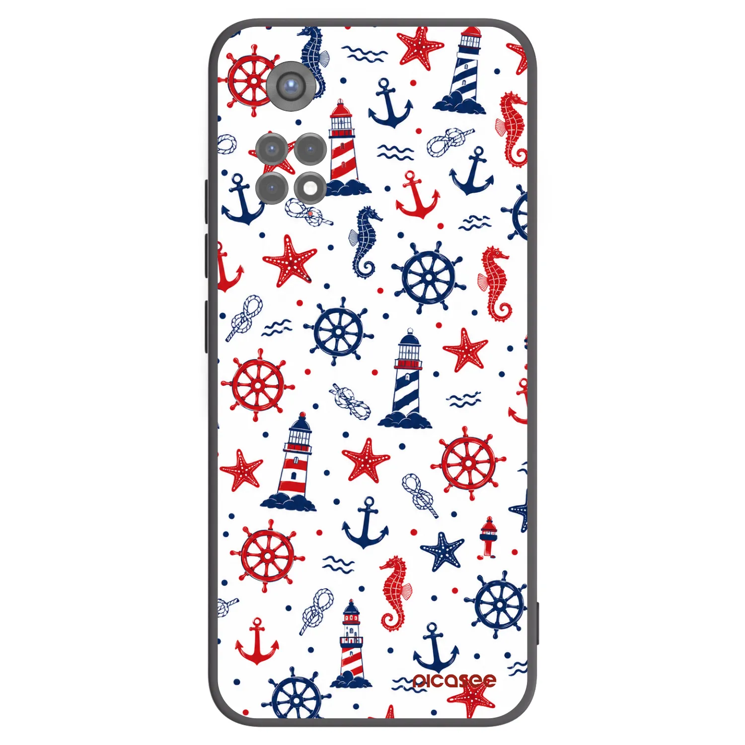Picasee husă neagră din silicon pentru Xiaomi Redmi Note 11S 5G - Sailor Vibes