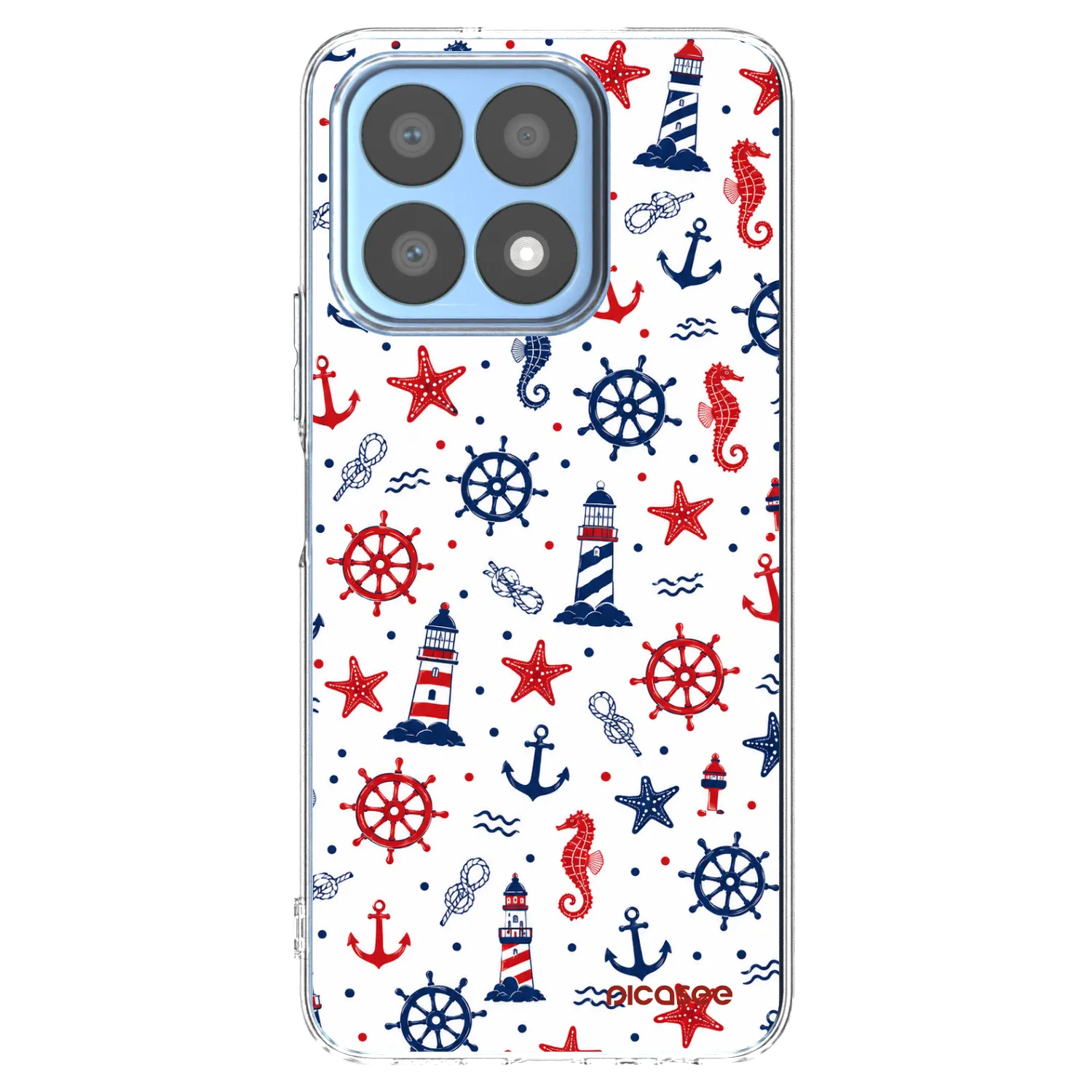 Picasee husă transparentă din silicon pentru Honor X8a - Sailor Vibes