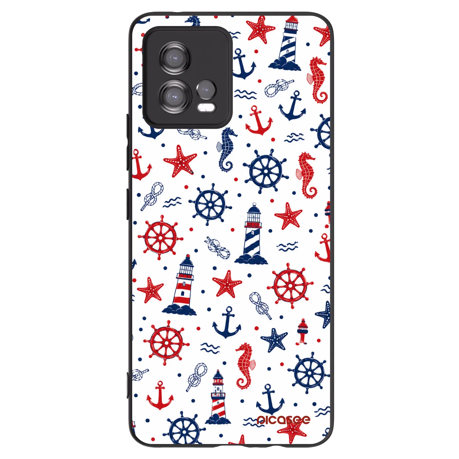 Picasee husă neagră din silicon pentru Motorola Moto G72 - Sailor Vibes