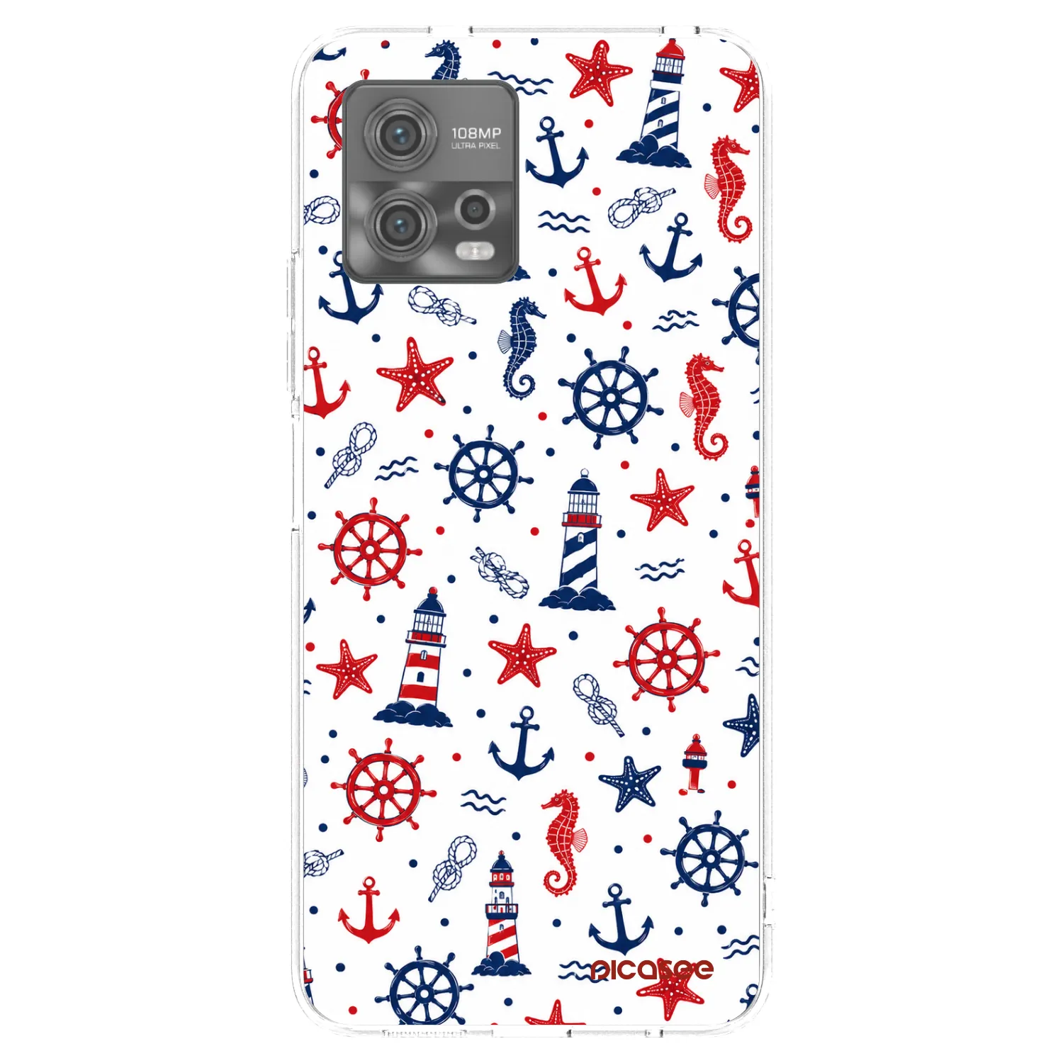 Picasee husă transparentă din silicon pentru Motorola Moto G72 - Sailor Vibes