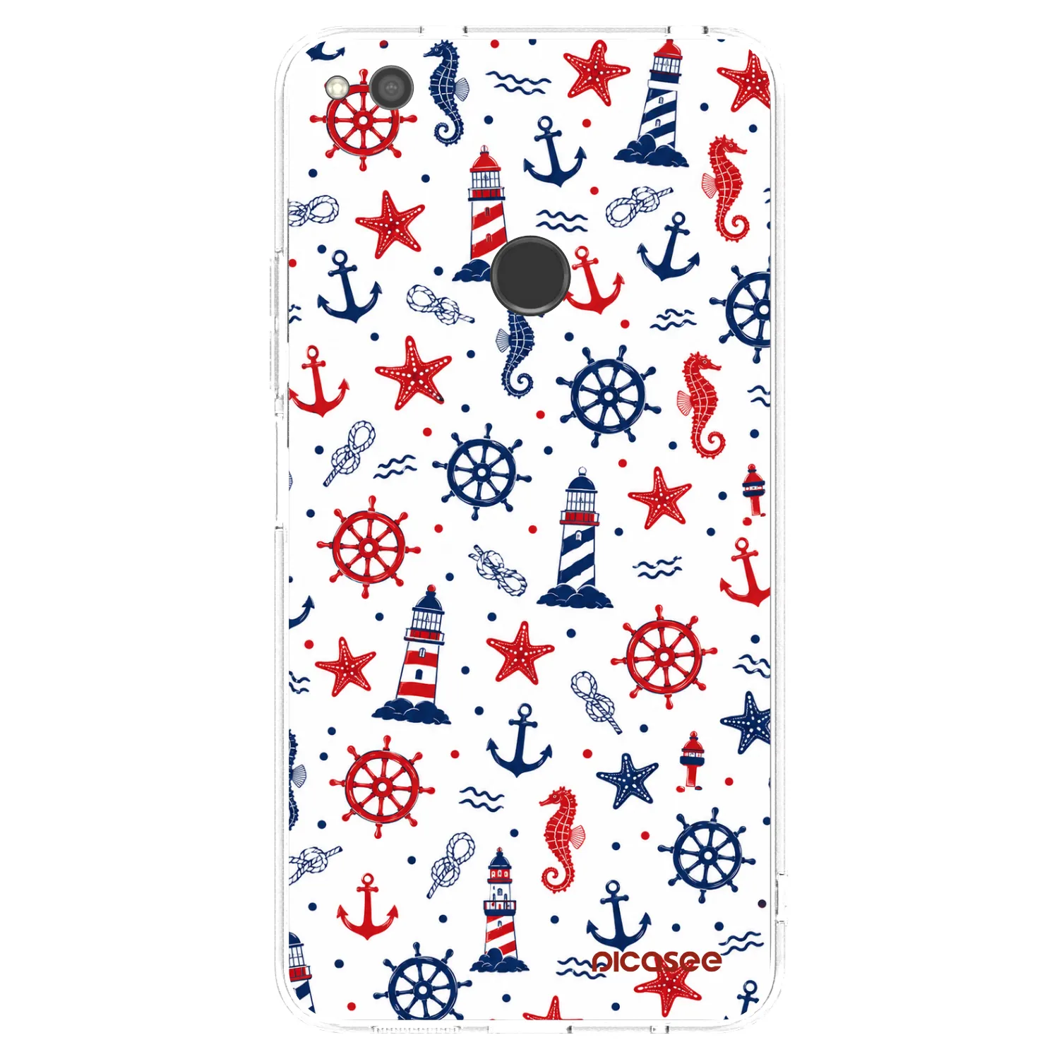 Picasee husă transparentă din silicon pentru Huawei P9 Lite 2017 - Sailor Vibes