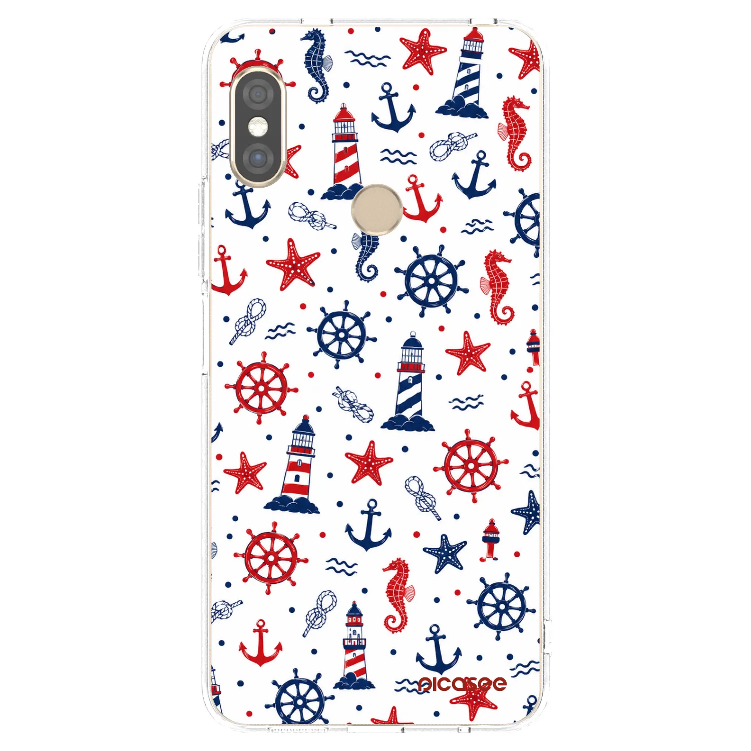 Picasee husă transparentă din silicon pentru Xiaomi Redmi Note 5 Global - Sailor Vibes