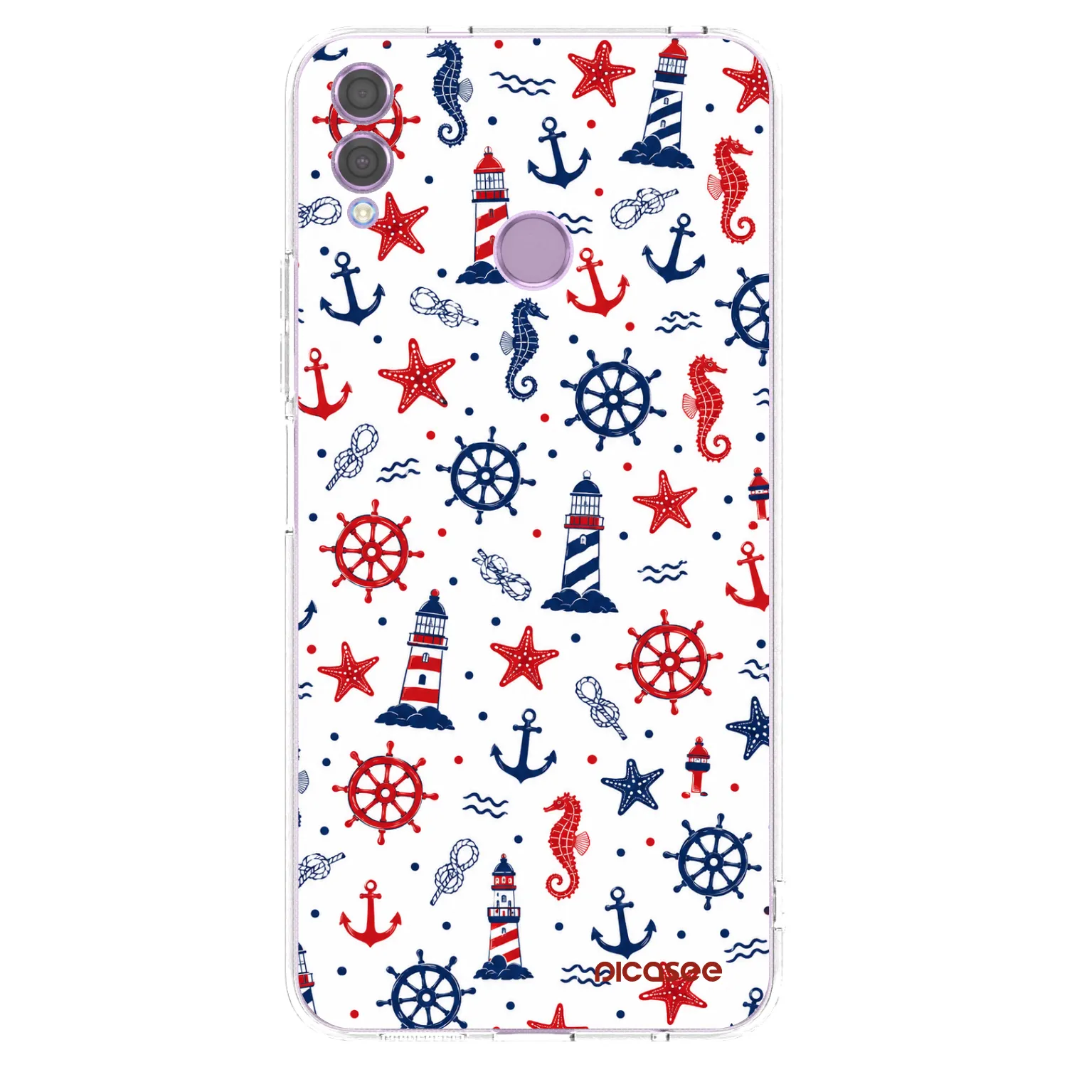 Picasee husă transparentă din silicon pentru Honor 8X - Sailor Vibes
