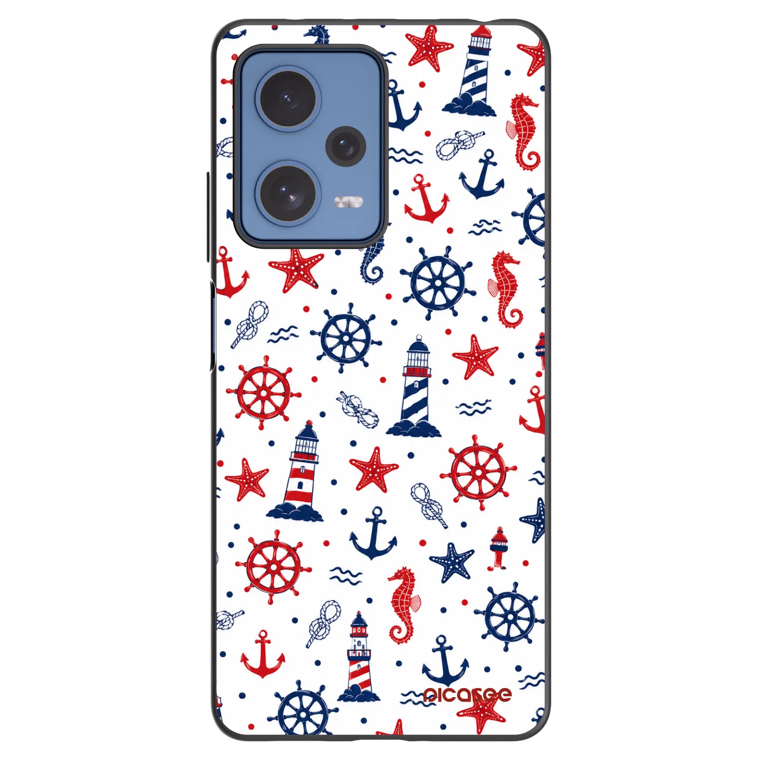 Picasee husă neagră din silicon pentru Xiaomi Redmi Note 12 Pro 5G - Sailor Vibes