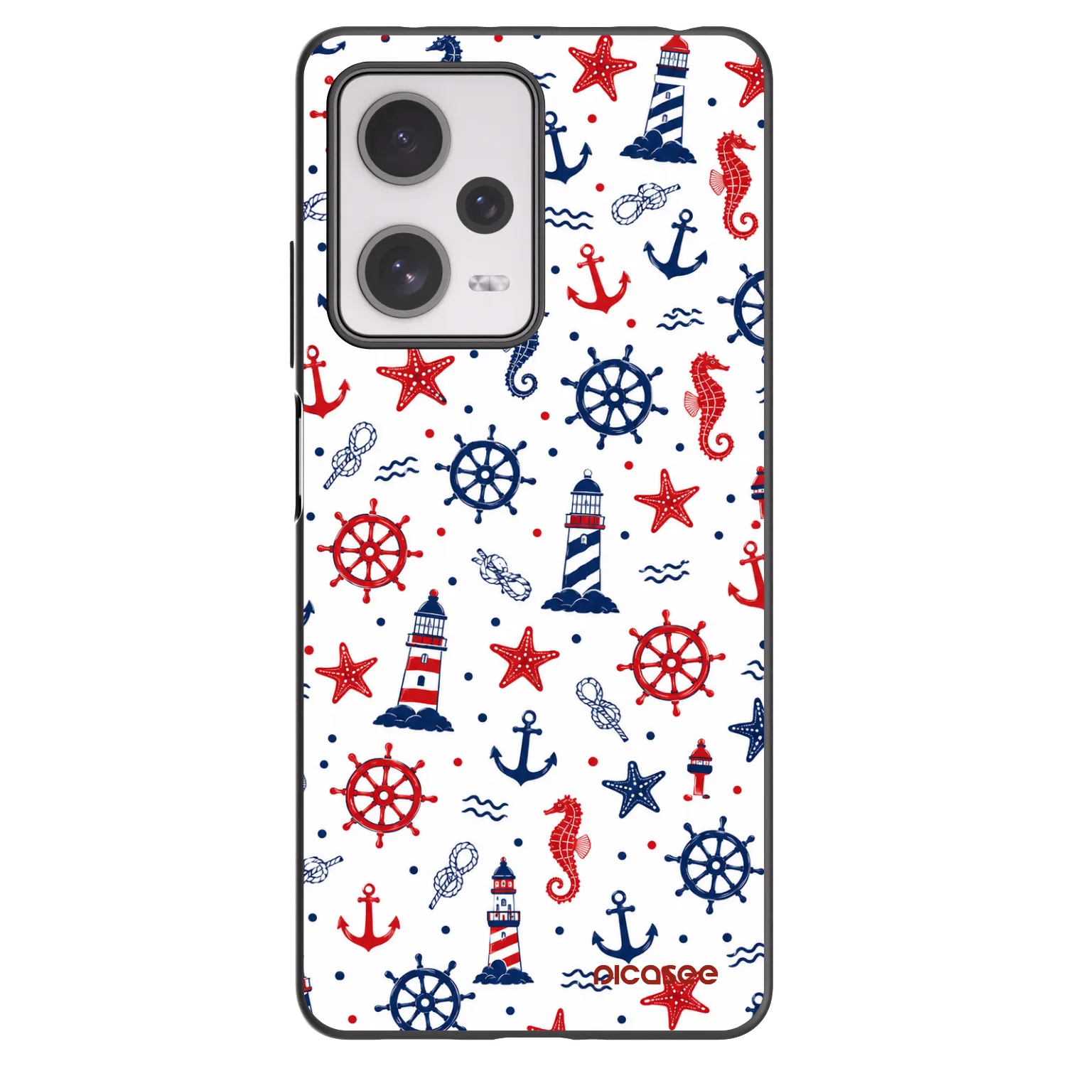 Picasee husă neagră din silicon pentru Xiaomi Redmi Note 12 Pro+ 5G - Sailor Vibes