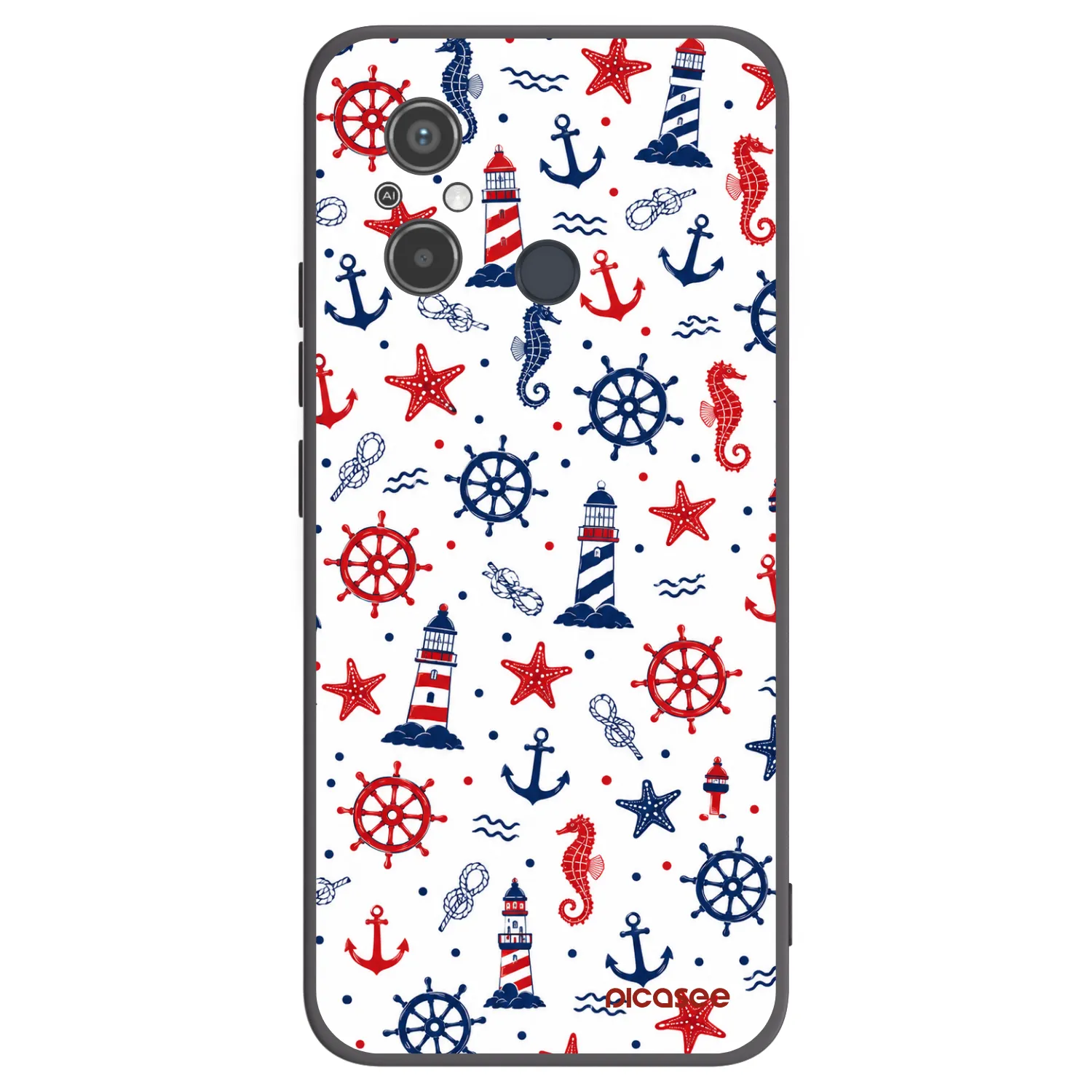 Picasee husă neagră din silicon pentru Xiaomi Redmi 12C - Sailor Vibes