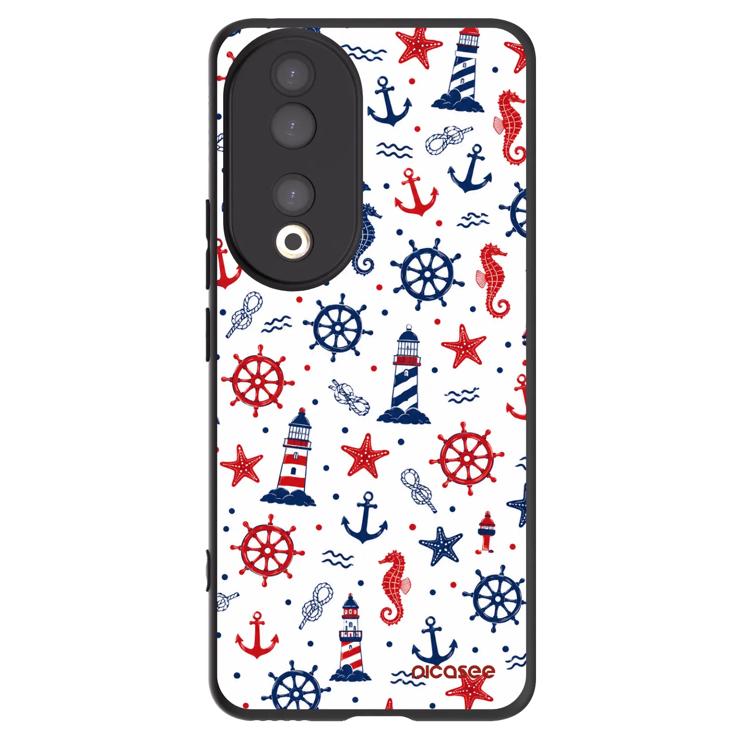 Picasee husă neagră din silicon pentru Honor 90 5G - Sailor Vibes