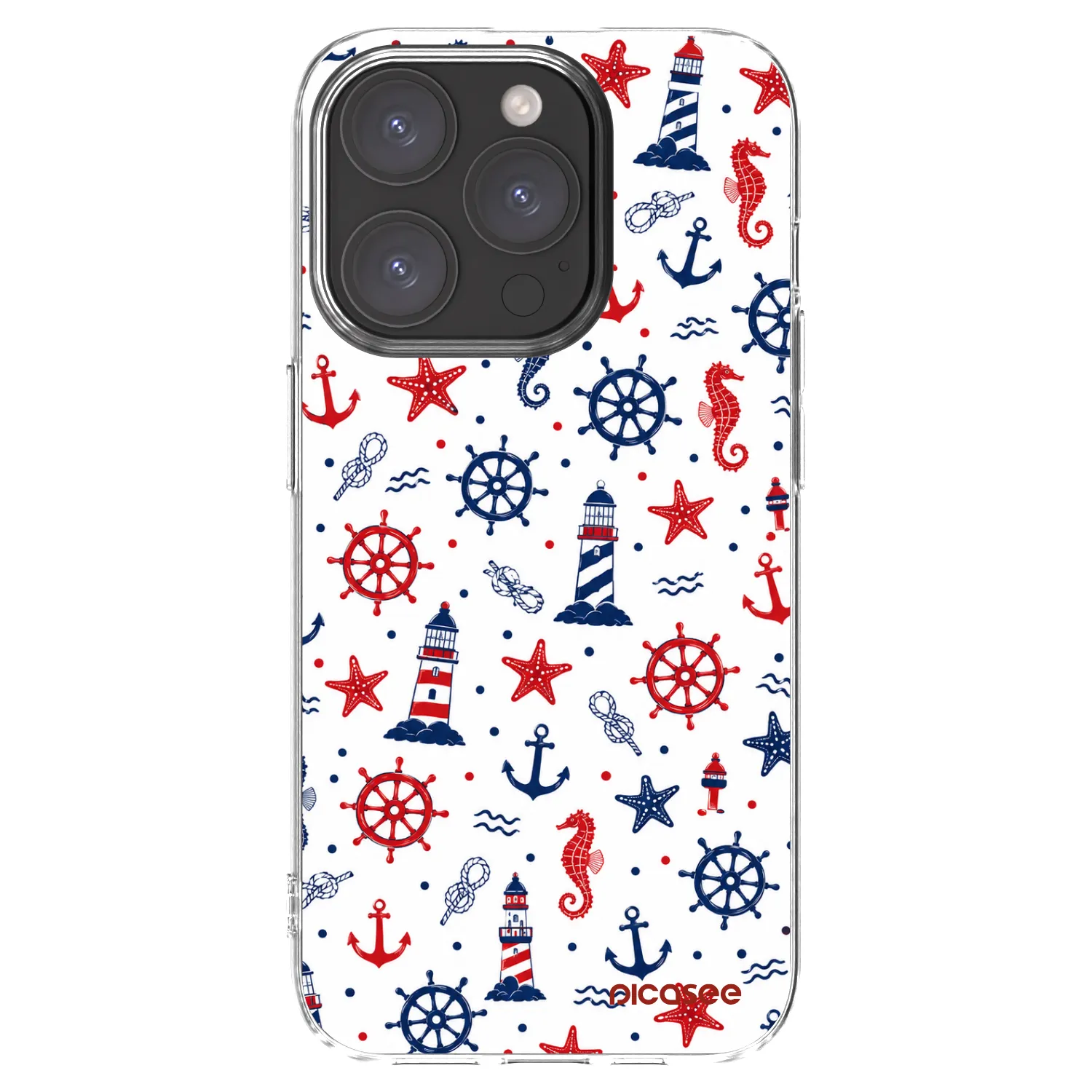 Picasee husă transparentă din silicon pentru Apple iPhone 15 Pro - Sailor Vibes