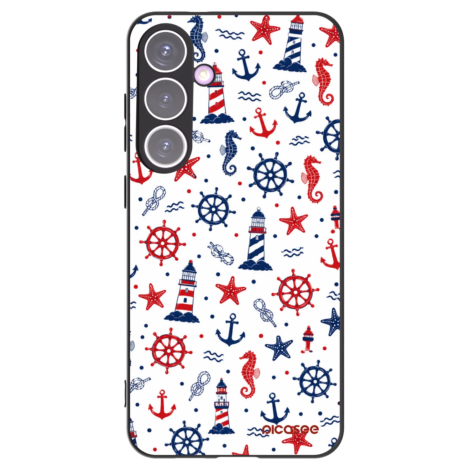 Picasee husă neagră din silicon pentru Samsung Galaxy S24+ S926B 5G - Sailor Vibes