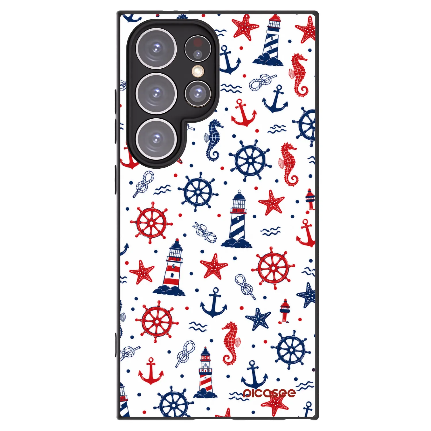 Picasee husă neagră din silicon pentru Samsung Galaxy S24 Ultra S928B 5G - Sailor Vibes