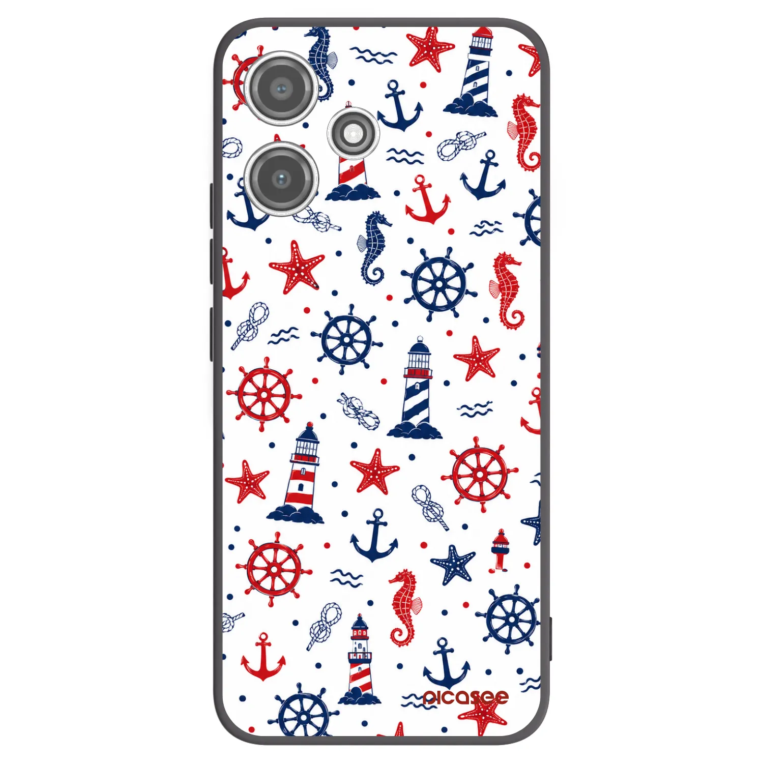 Picasee husă neagră din silicon pentru Xiaomi Redmi 12 5G - Sailor Vibes