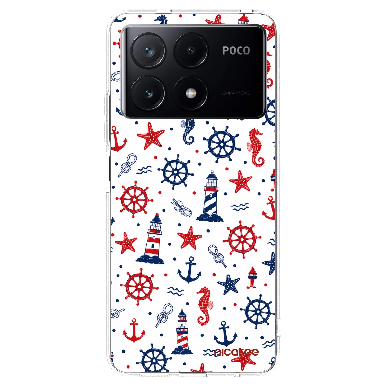 Picasee husă transparentă din silicon pentru Xiaomi Poco X6 Pro - Sailor Vibes