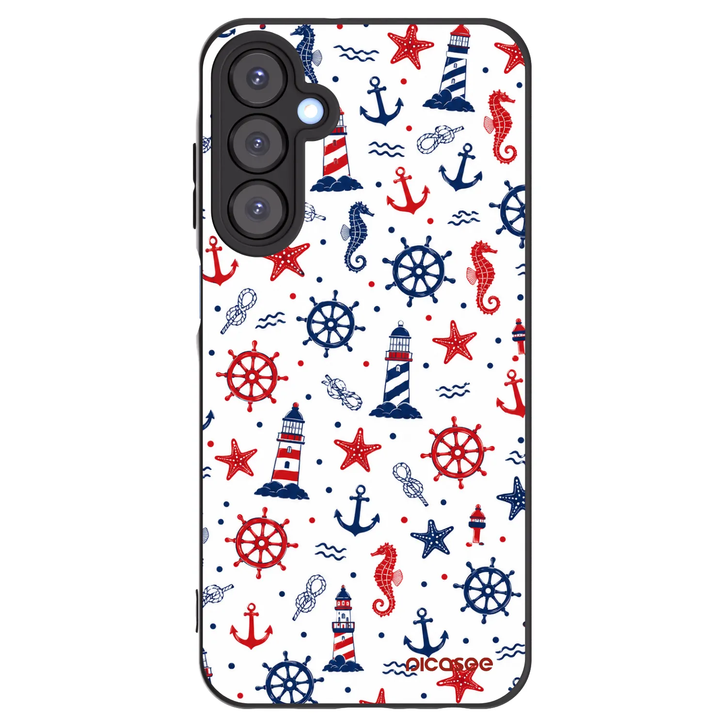 Picasee husă neagră din silicon pentru Samsung Galaxy A25 A256B 5G - Sailor Vibes