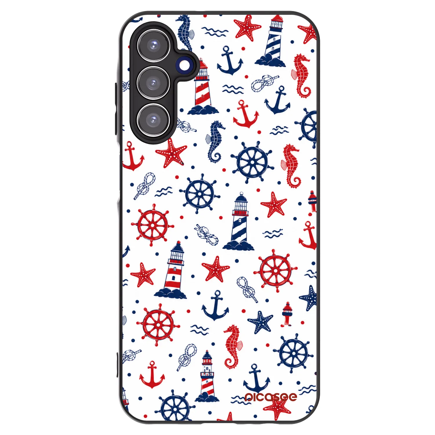 Picasee husă neagră din silicon pentru Samsung Galaxy A15 A156B 5G - Sailor Vibes