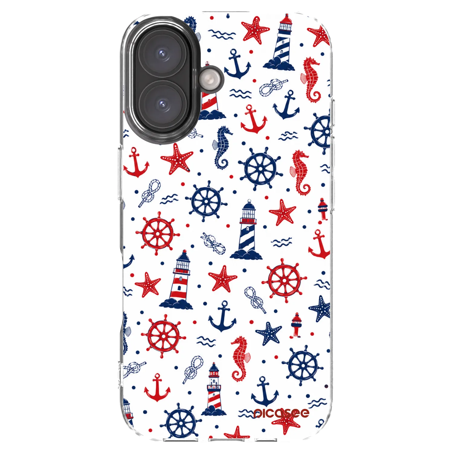 Picasee husă transparentă din silicon pentru Apple iPhone 16 - Sailor Vibes