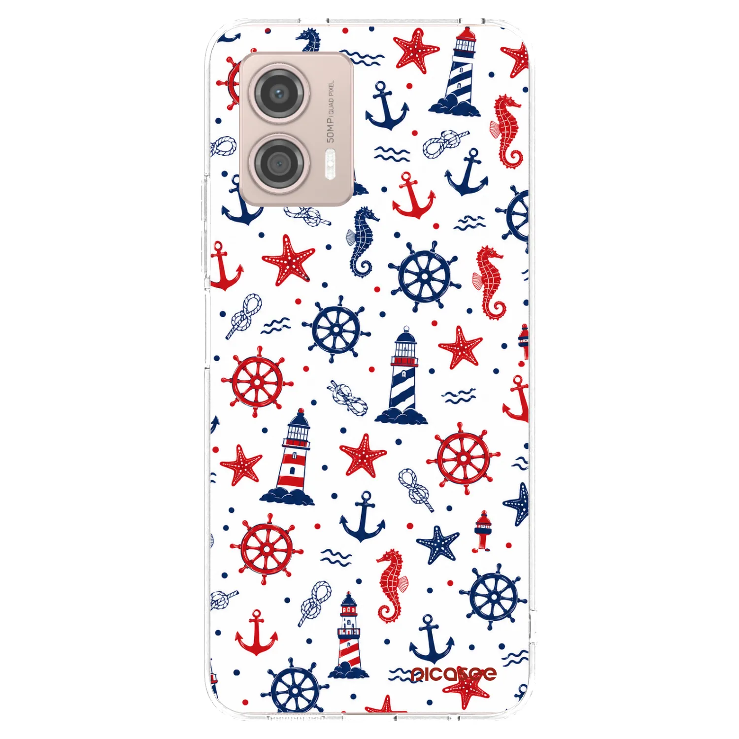 Picasee husă transparentă din silicon pentru Motorola Moto G53 5G - Sailor Vibes