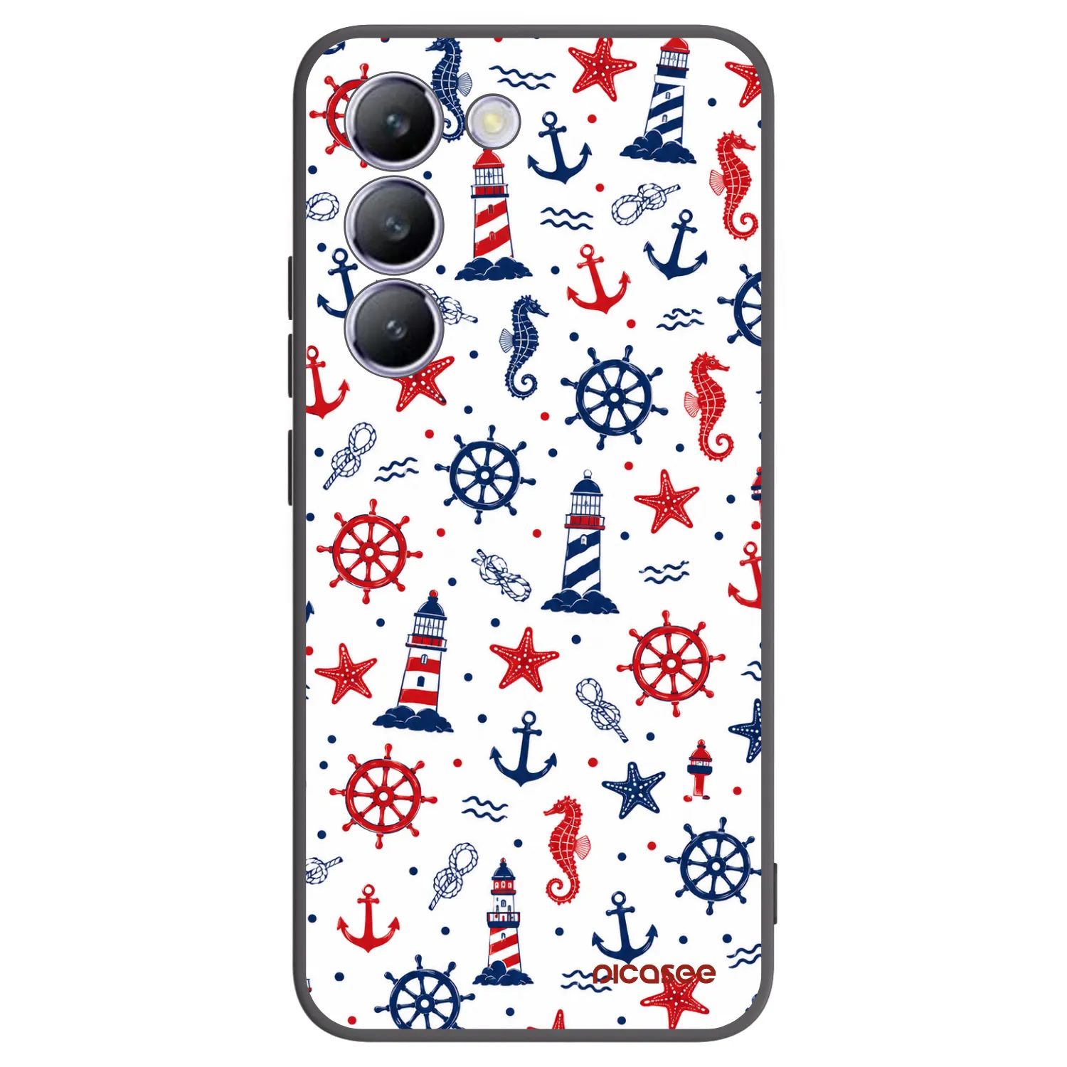 Picasee husă neagră din silicon pentru Vivo V40 SE 5G - Sailor Vibes