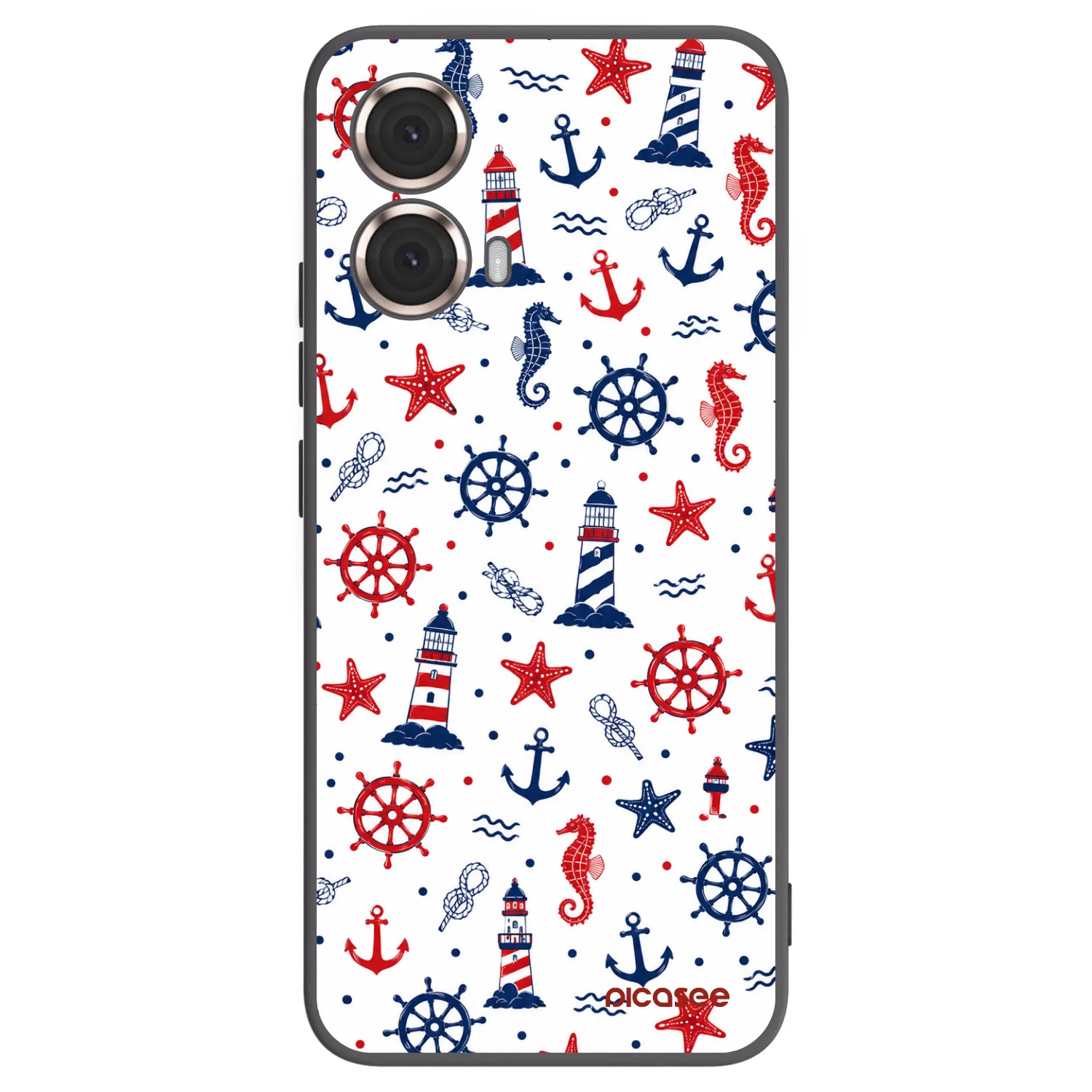 Picasee husă neagră din silicon pentru Motorola Moto G85 - Sailor Vibes