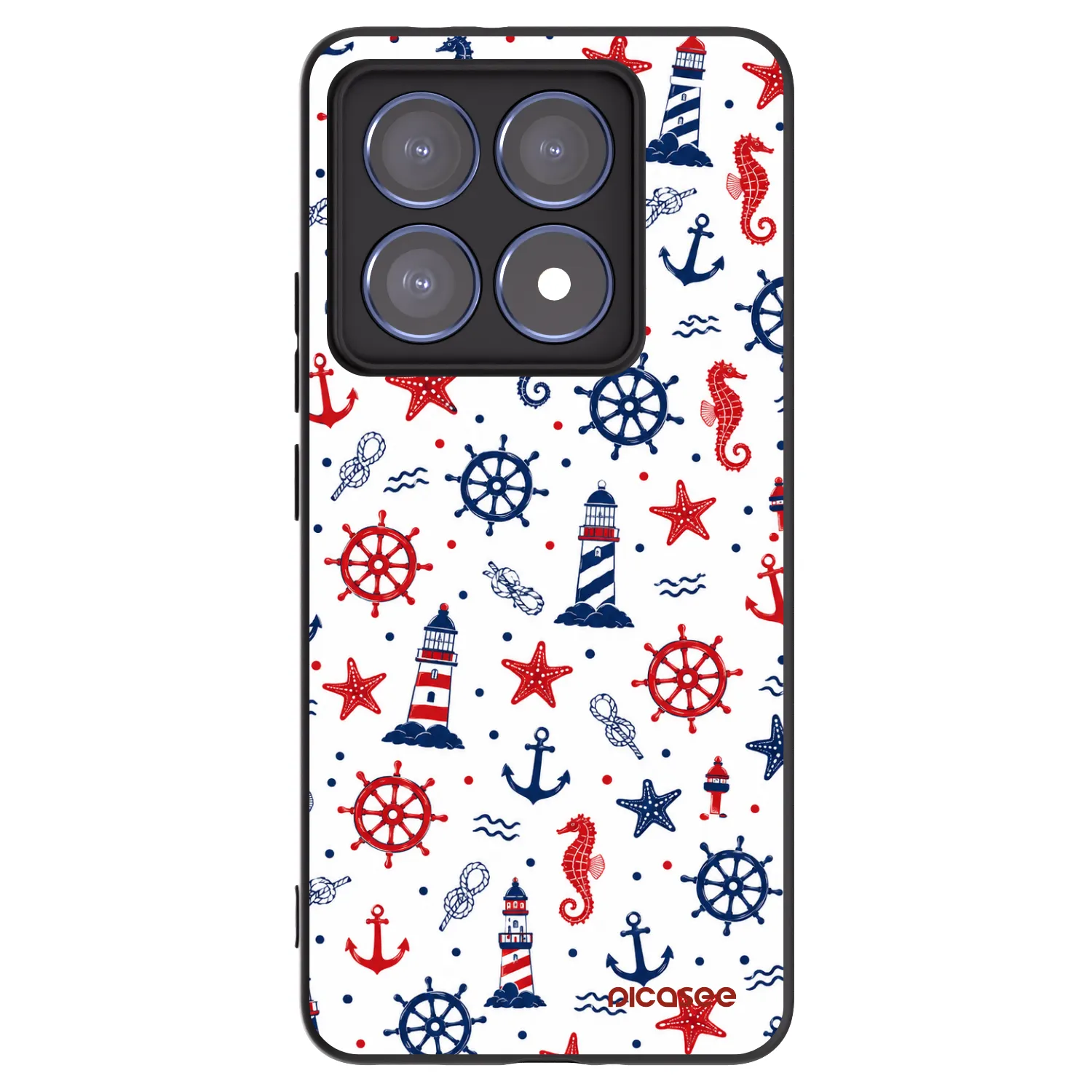 Picasee husă neagră din silicon pentru Xiaomi 14T Pro - Sailor Vibes