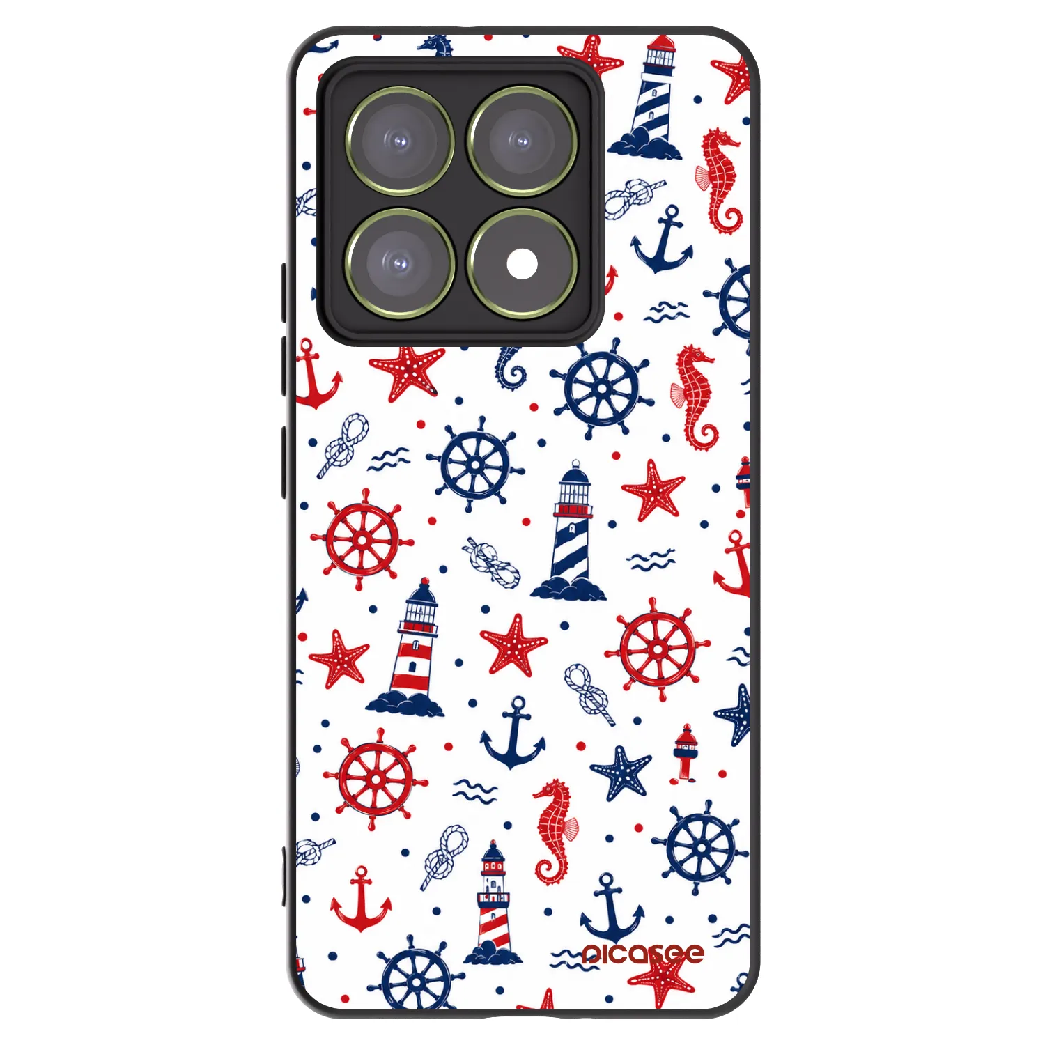 Picasee husă neagră din silicon pentru Xiaomi 14T - Sailor Vibes