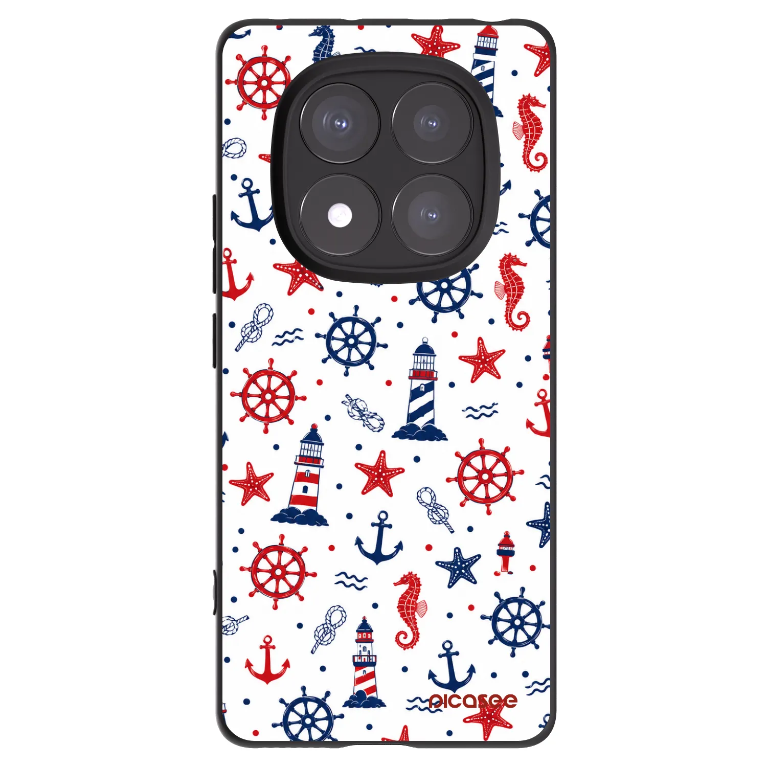 Picasee husă neagră din silicon pentru Xiaomi Redmi Note 14 Pro+ 5G - Sailor Vibes