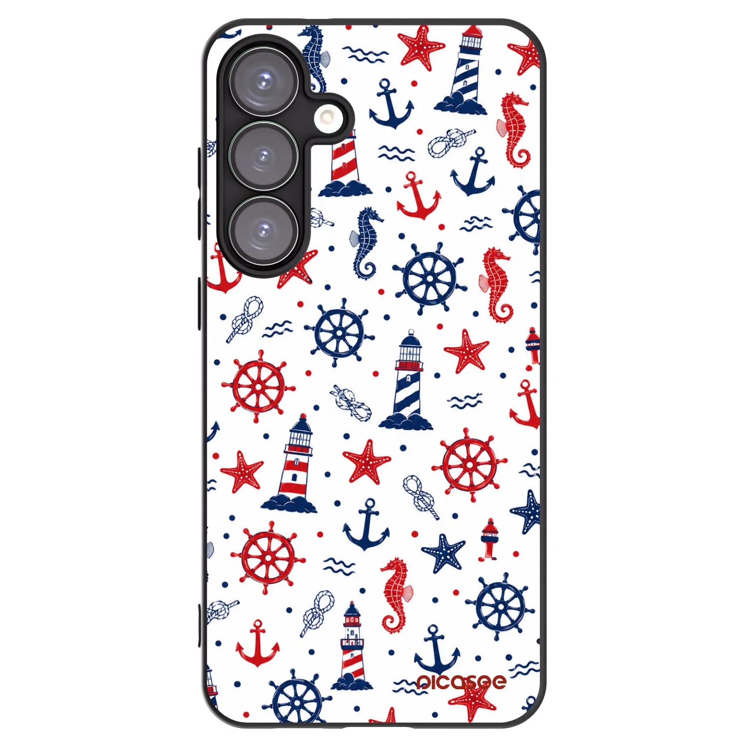 Picasee husă neagră din silicon pentru Samsung Galaxy S25+ 5G - Sailor Vibes