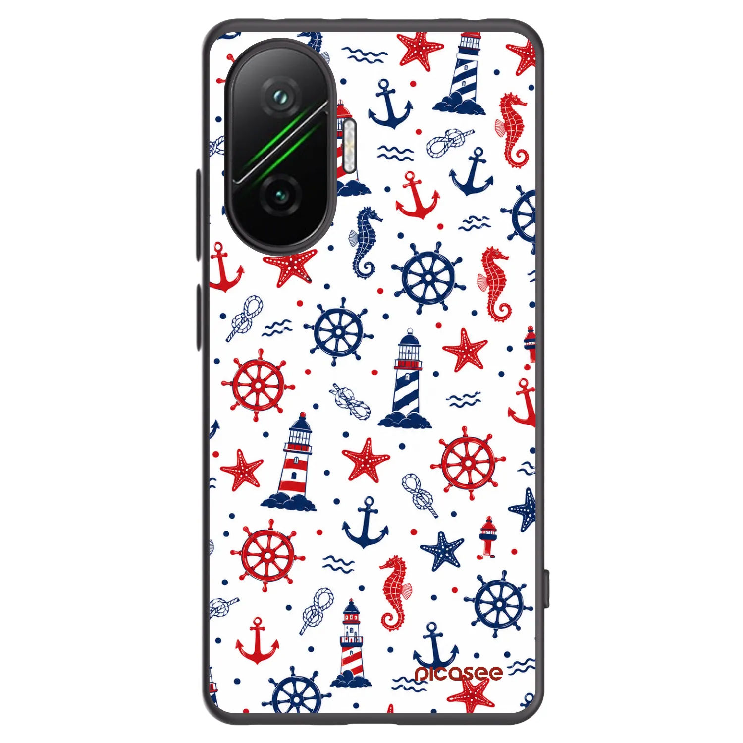 Picasee husă neagră din silicon pentru Xiaomi Poco F7 5G - Sailor Vibes