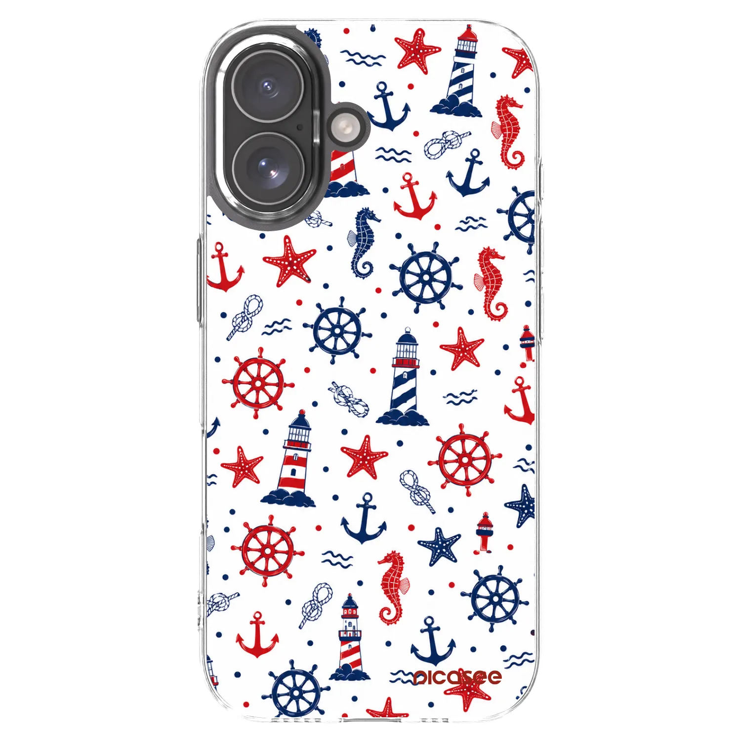 Picasee husă transparentă din silicon pentru Apple iPhone 17 - Sailor Vibes