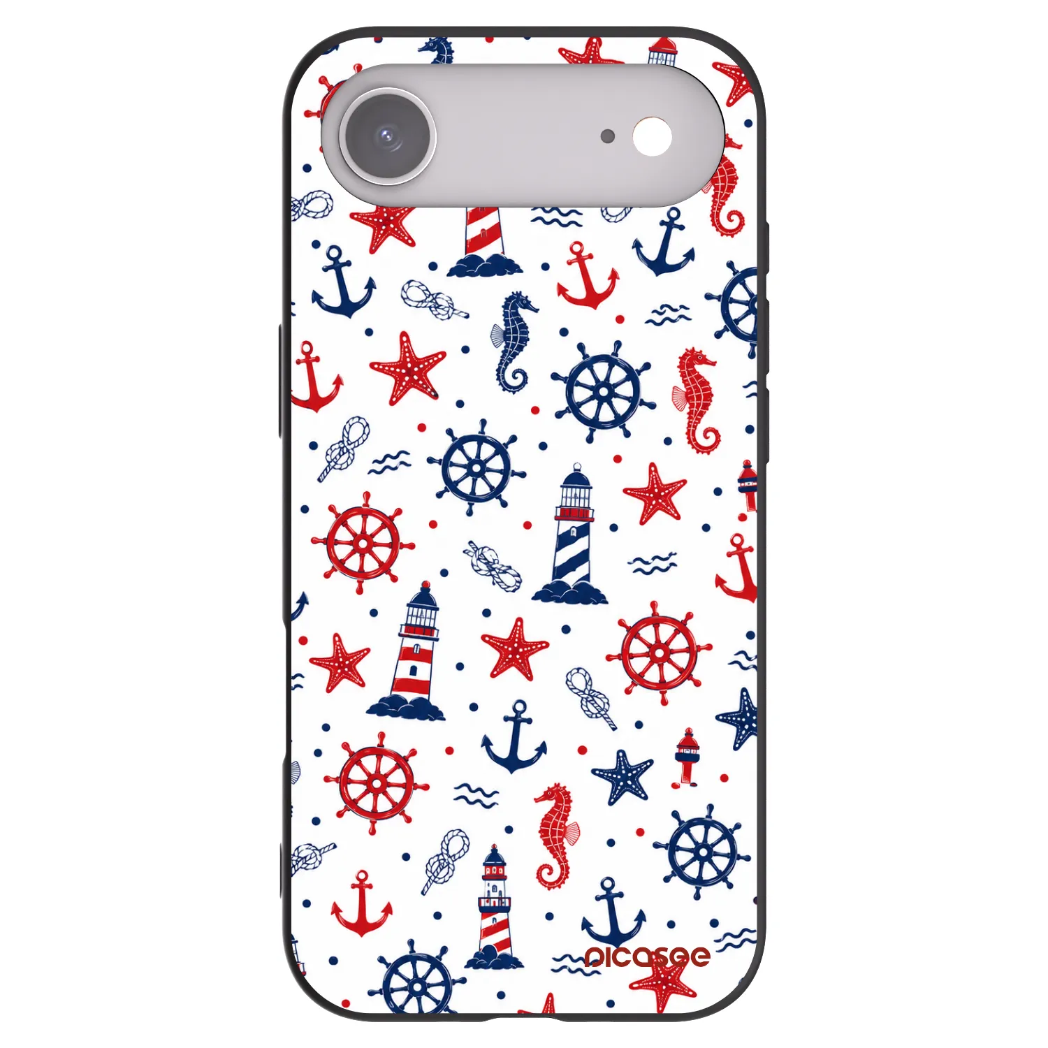 Picasee husă neagră din silicon pentru Apple iPhone Air - Sailor Vibes