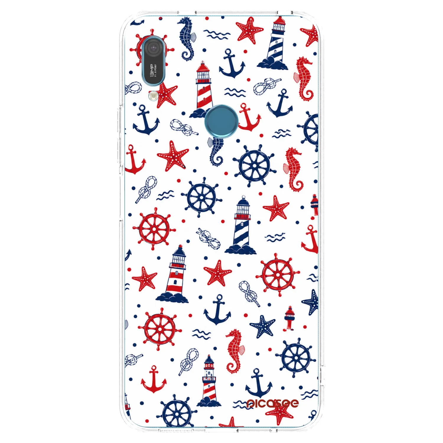 Picasee husă transparentă din silicon pentru Huawei Y6 2019 - Sailor Vibes