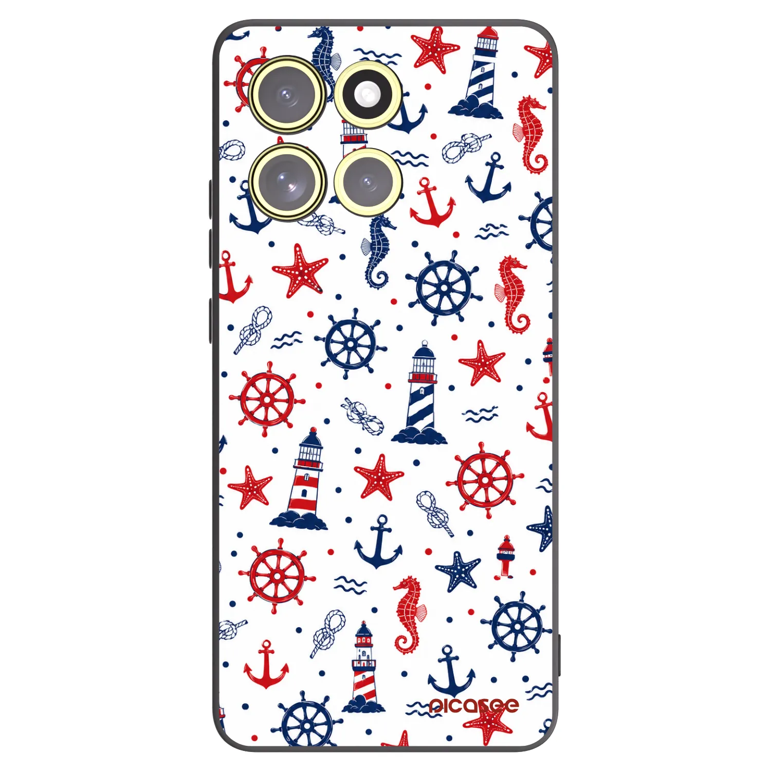 Picasee husă neagră din silicon pentru Motorola Moto G86 5G - Sailor Vibes
