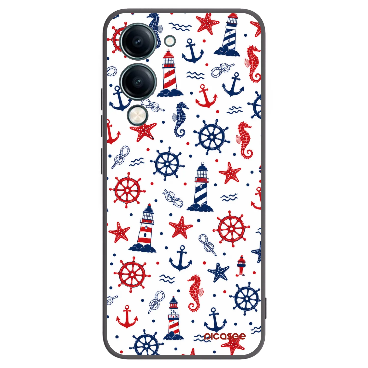 Picasee husă neagră din silicon pentru Vivo Y29s 5G - Sailor Vibes