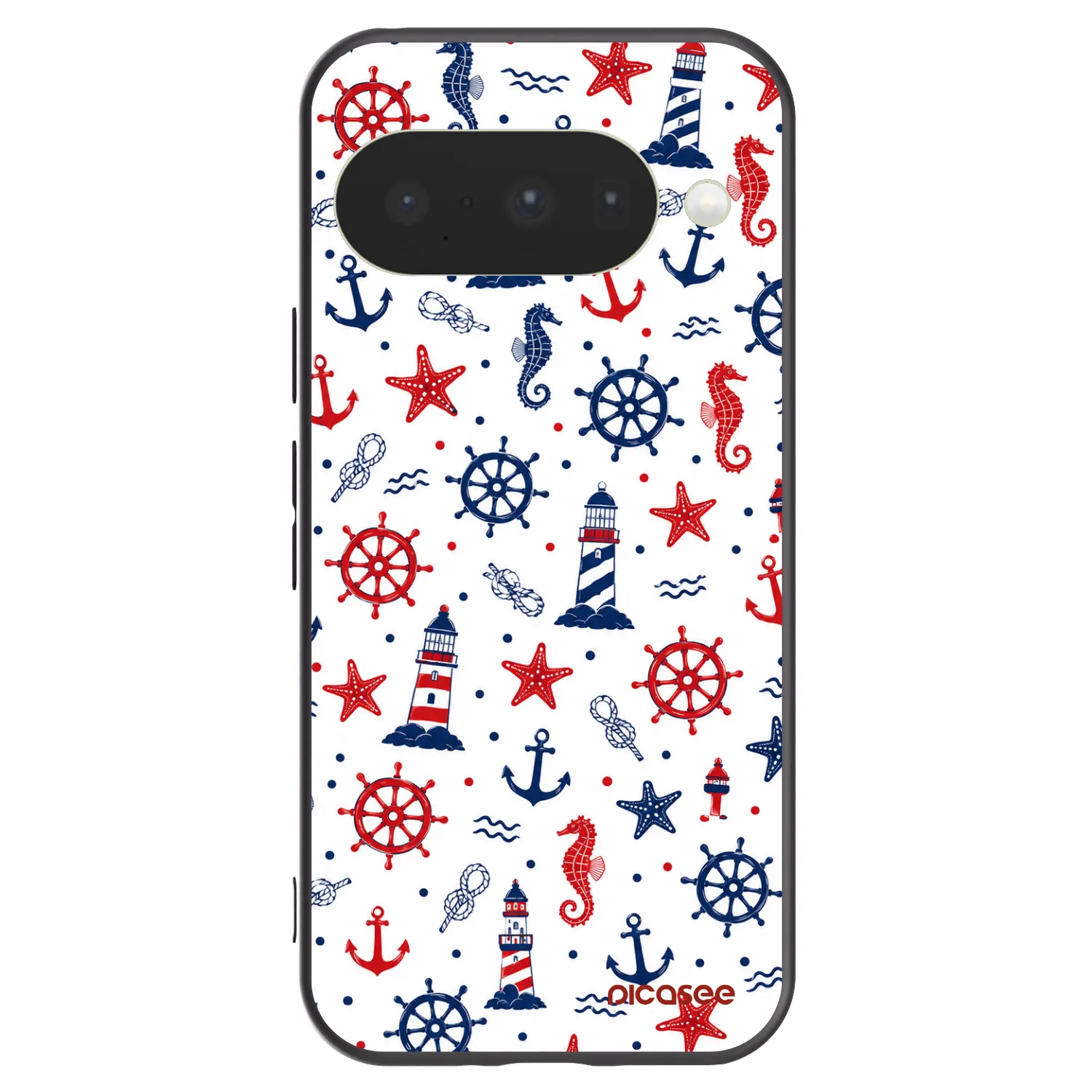 Picasee husă neagră din silicon pentru Google Pixel 10 - Sailor Vibes
