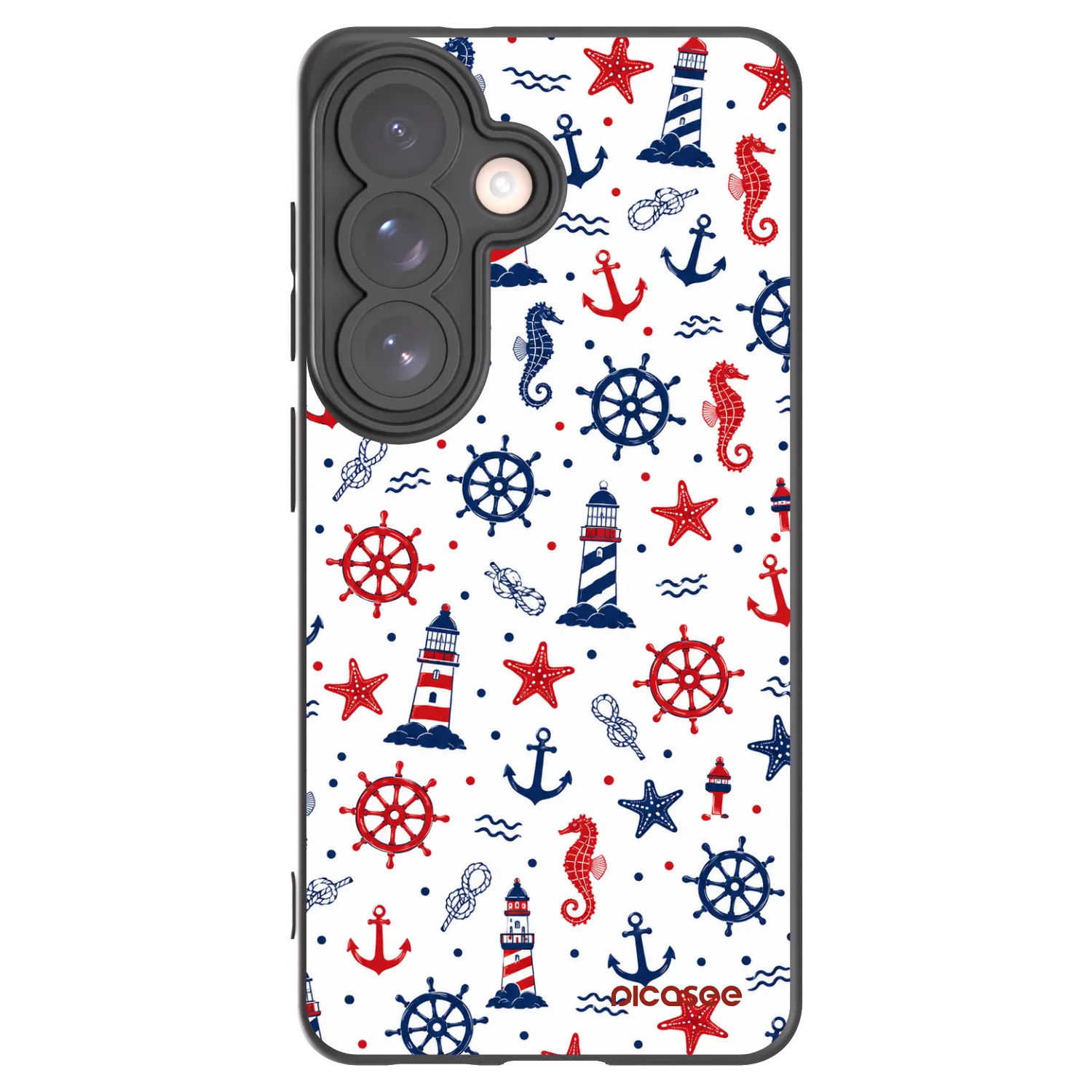 Picasee husă neagră din silicon pentru Samsung Galaxy S26 - Sailor Vibes